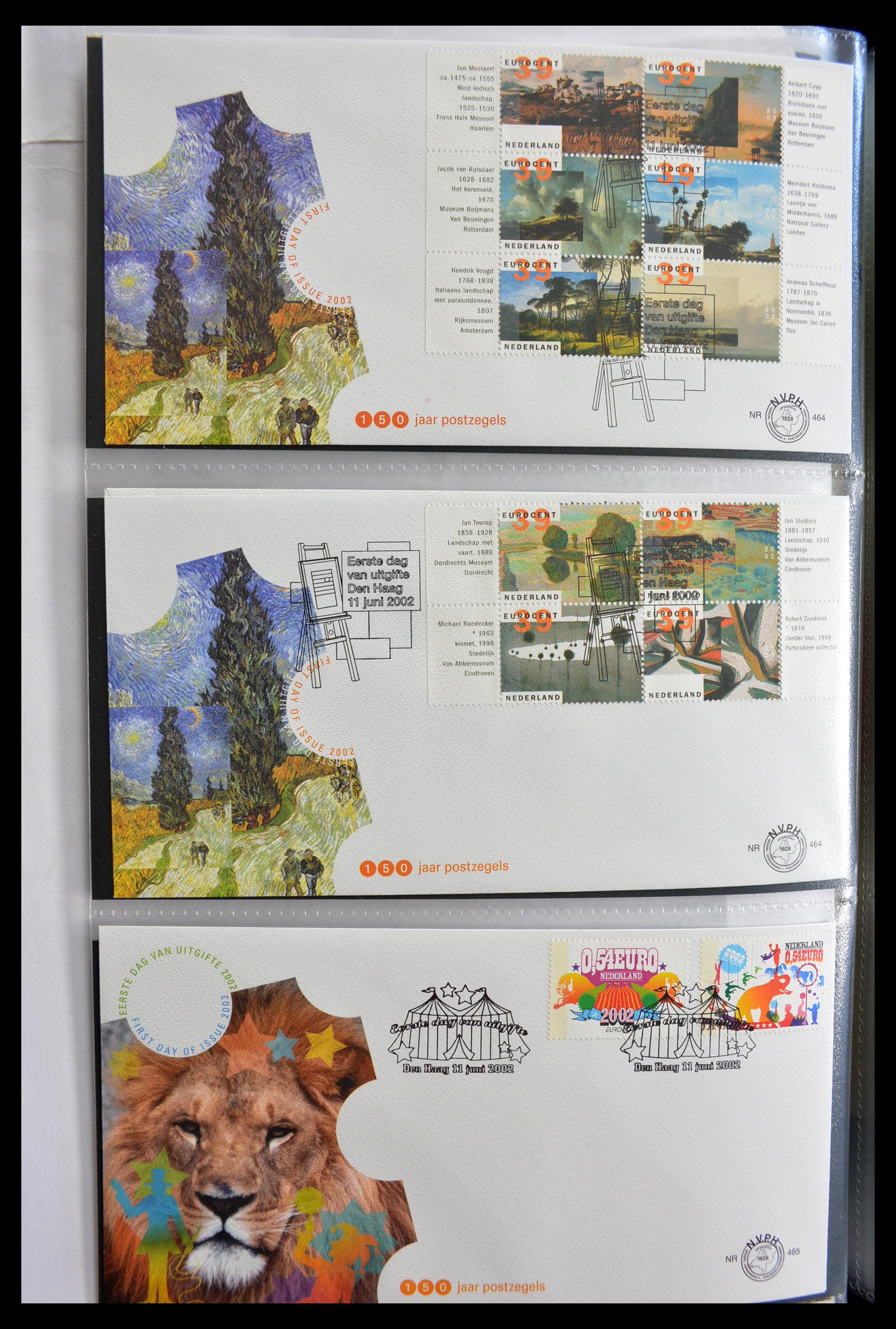 28999 015 - 28999 Netherlands FDC's 2001-2012.