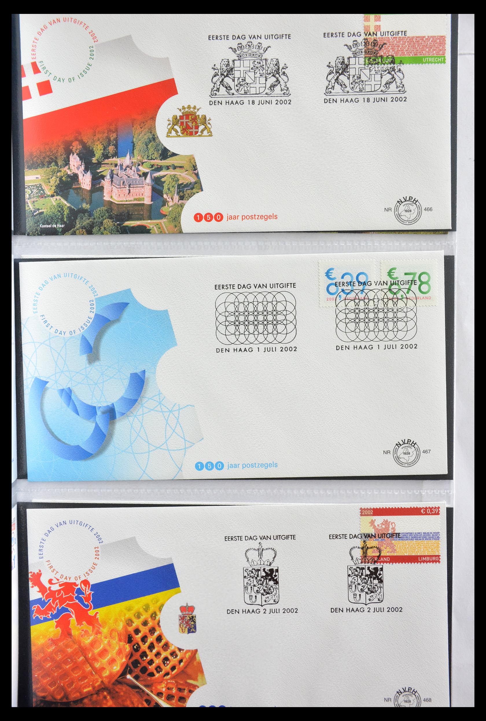 28999 016 - 28999 Netherlands FDC's 2001-2012.