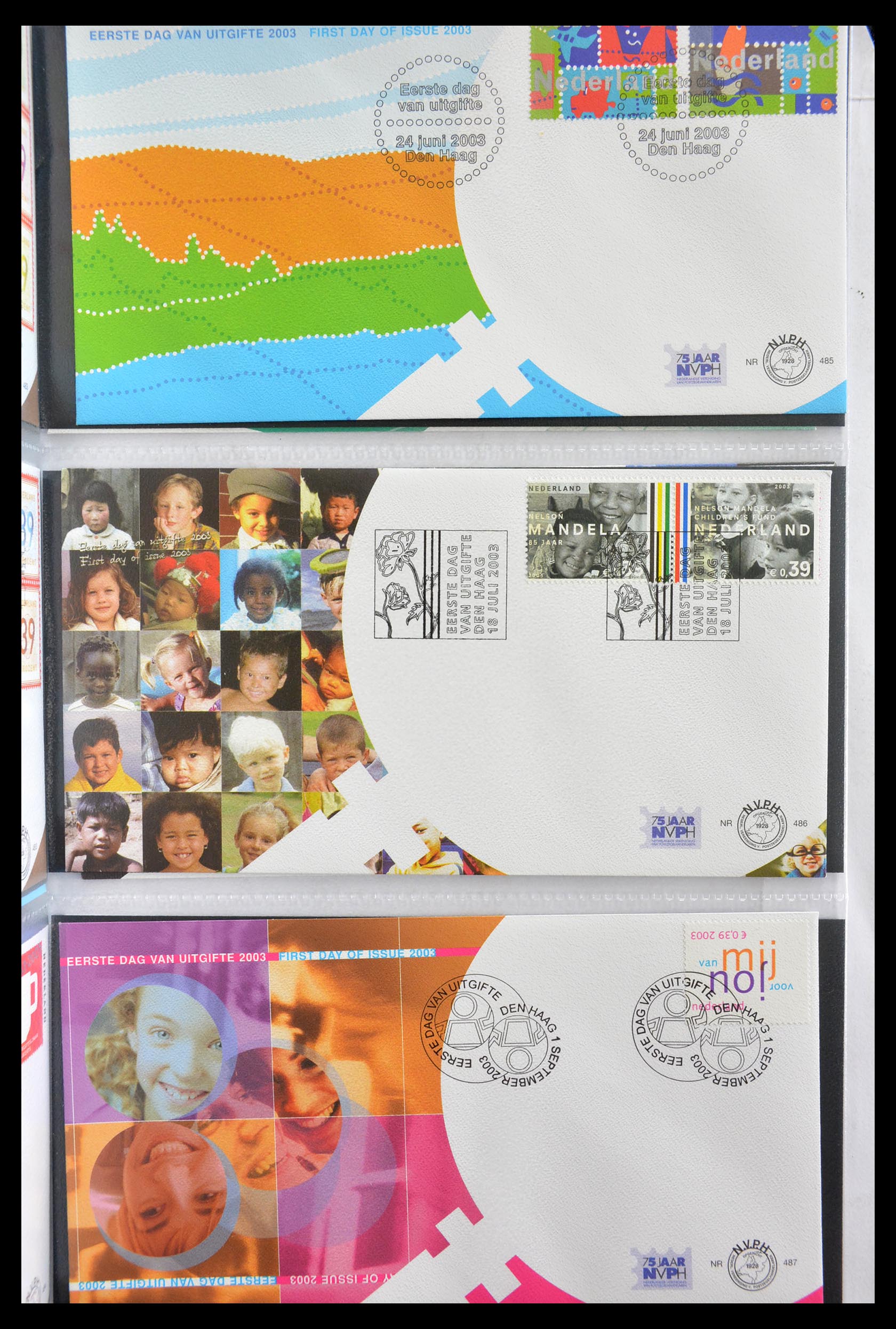 28999 024 - 28999 Netherlands FDC's 2001-2012.