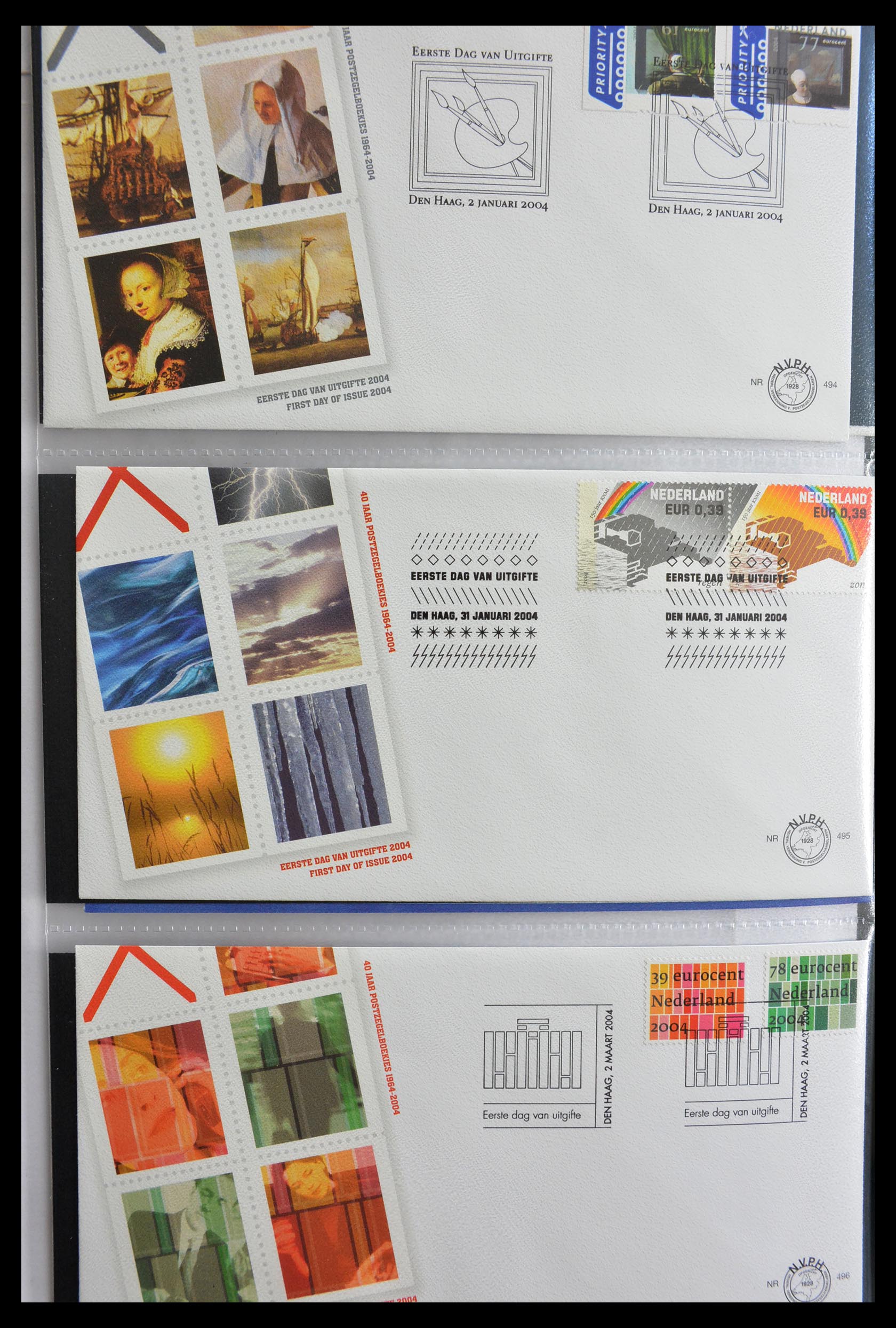 28999 029 - 28999 Netherlands FDC's 2001-2012.
