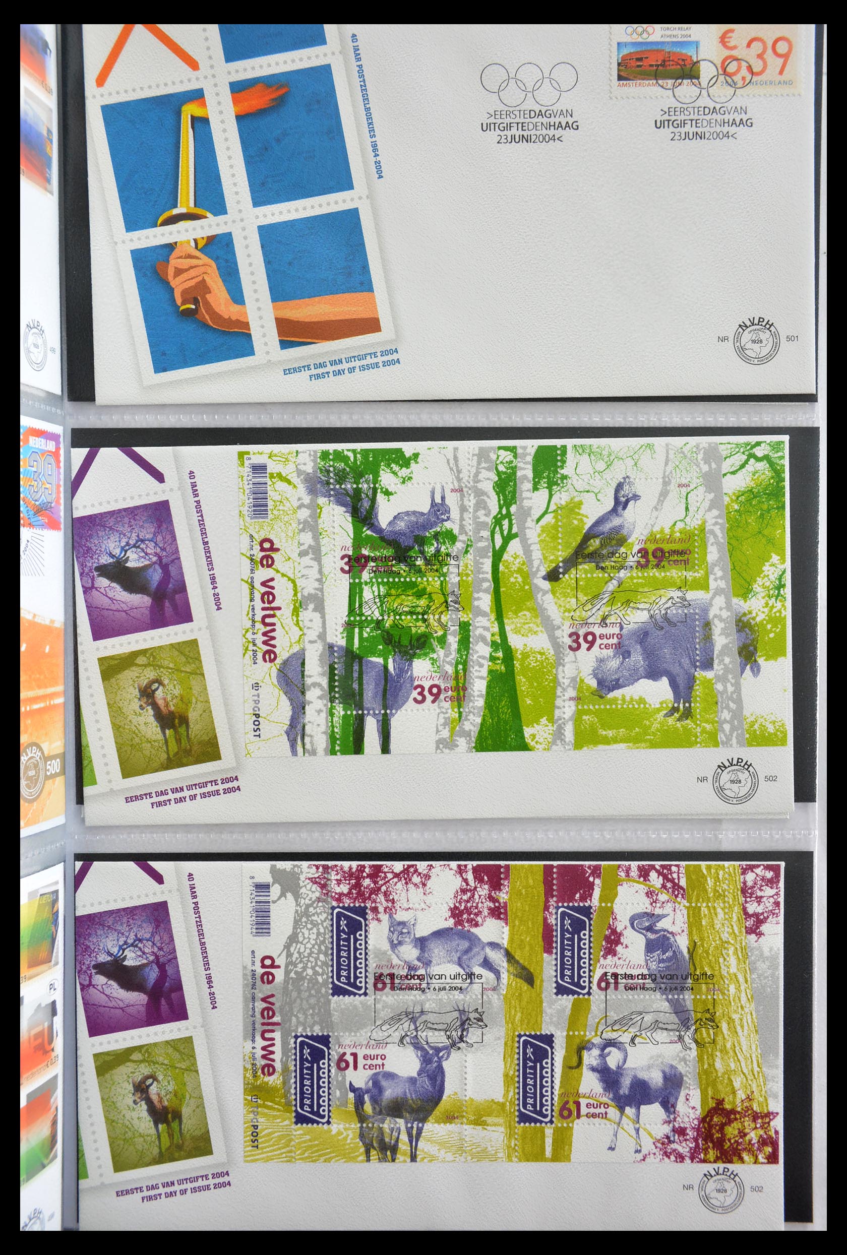 28999 032 - 28999 Netherlands FDC's 2001-2012.