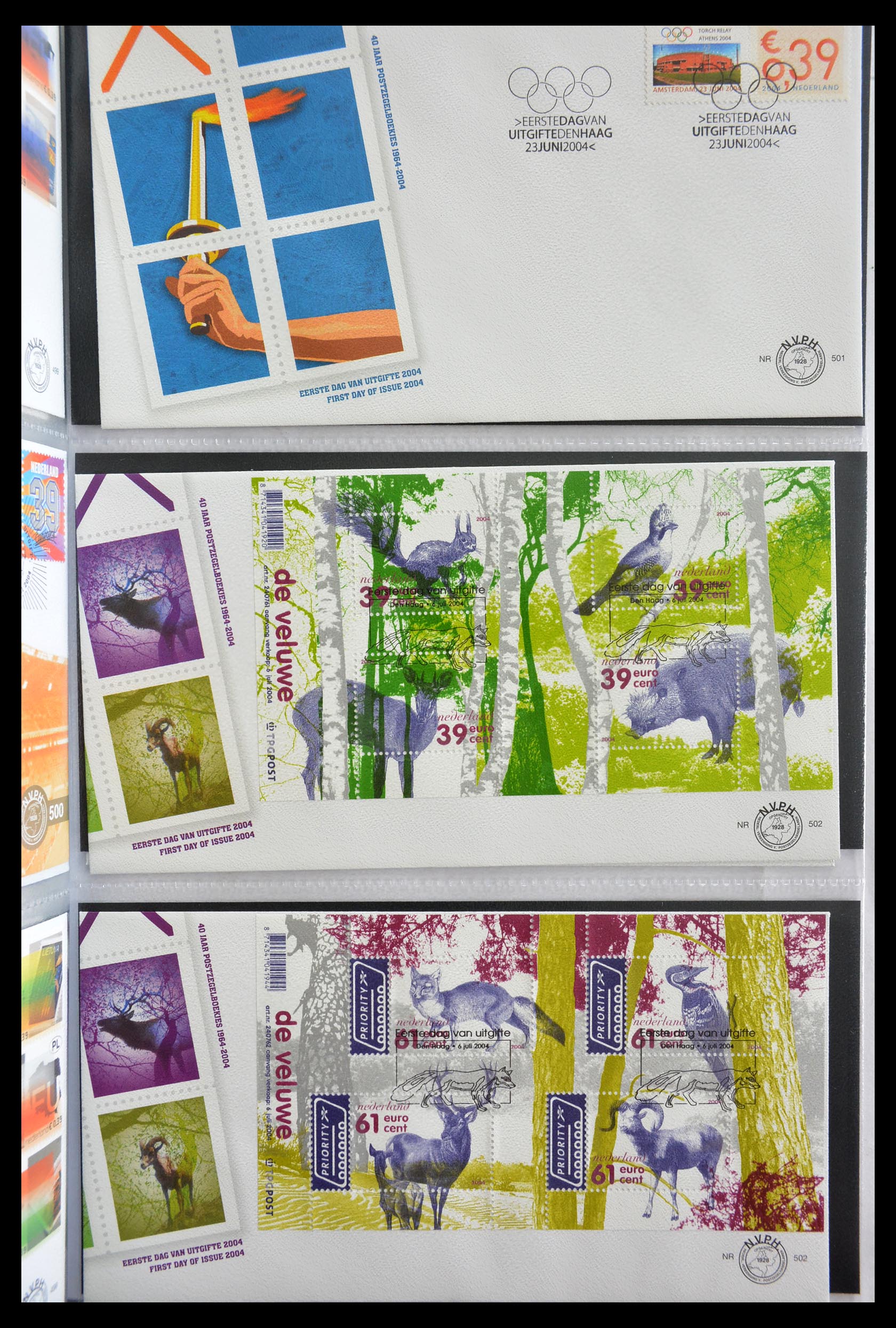 28999 032 - 28999 Nederland FDC's 2001-2012.