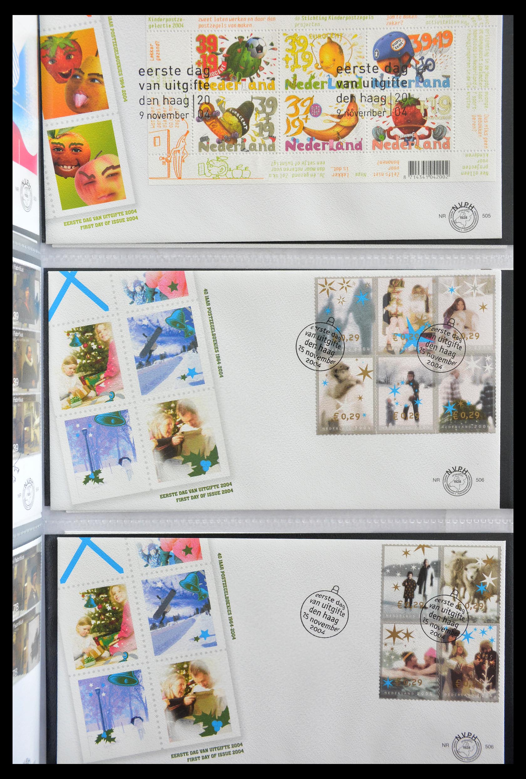 28999 034 - 28999 Netherlands FDC's 2001-2012.