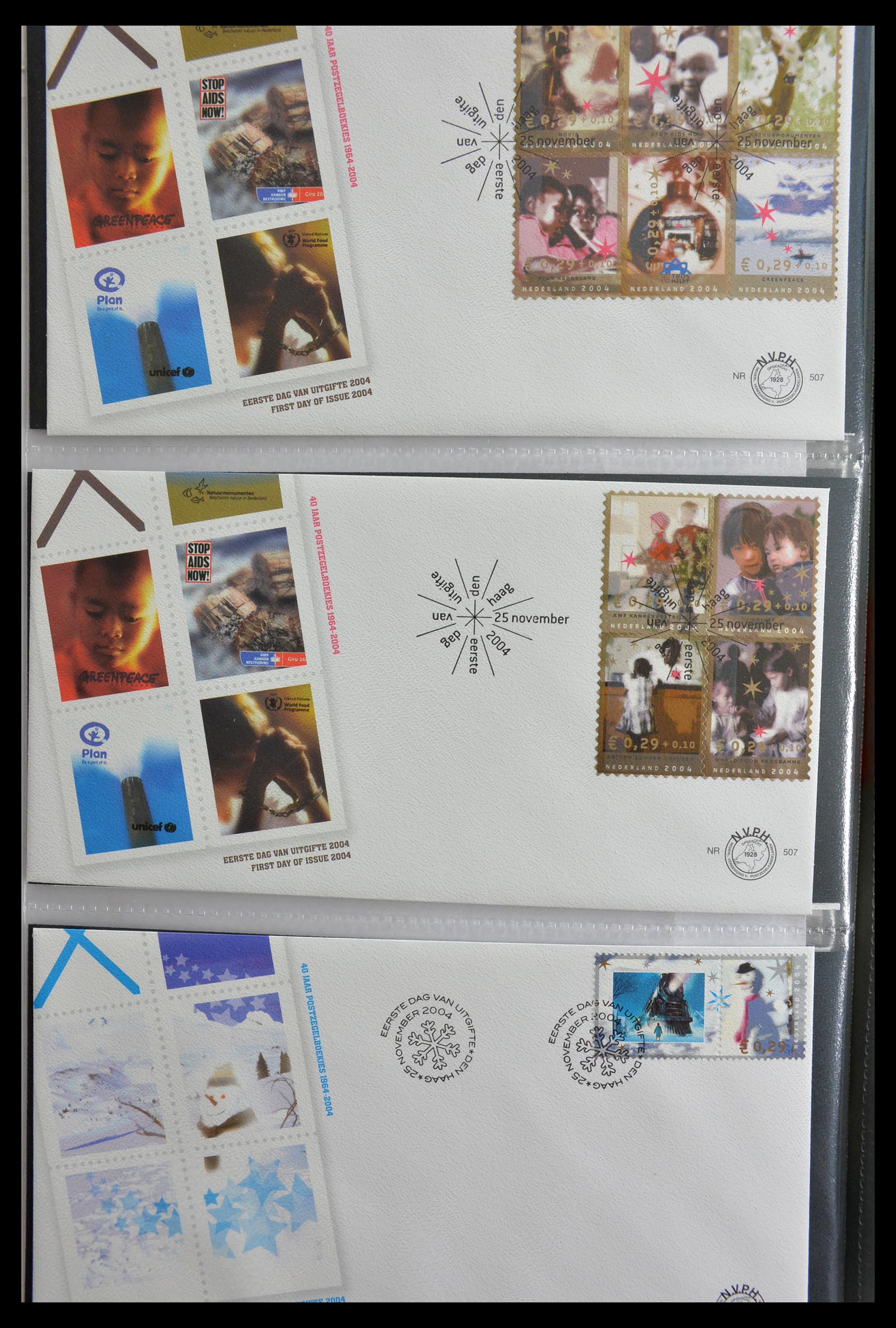 28999 035 - 28999 Netherlands FDC's 2001-2012.