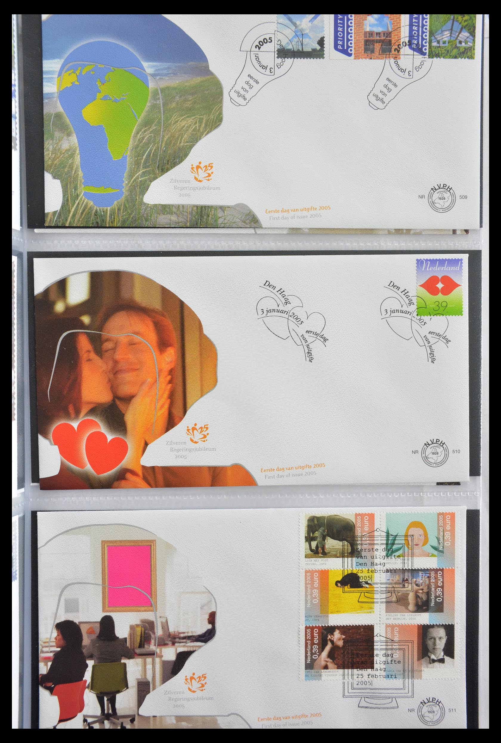 28999 036 - 28999 Netherlands FDC's 2001-2012.