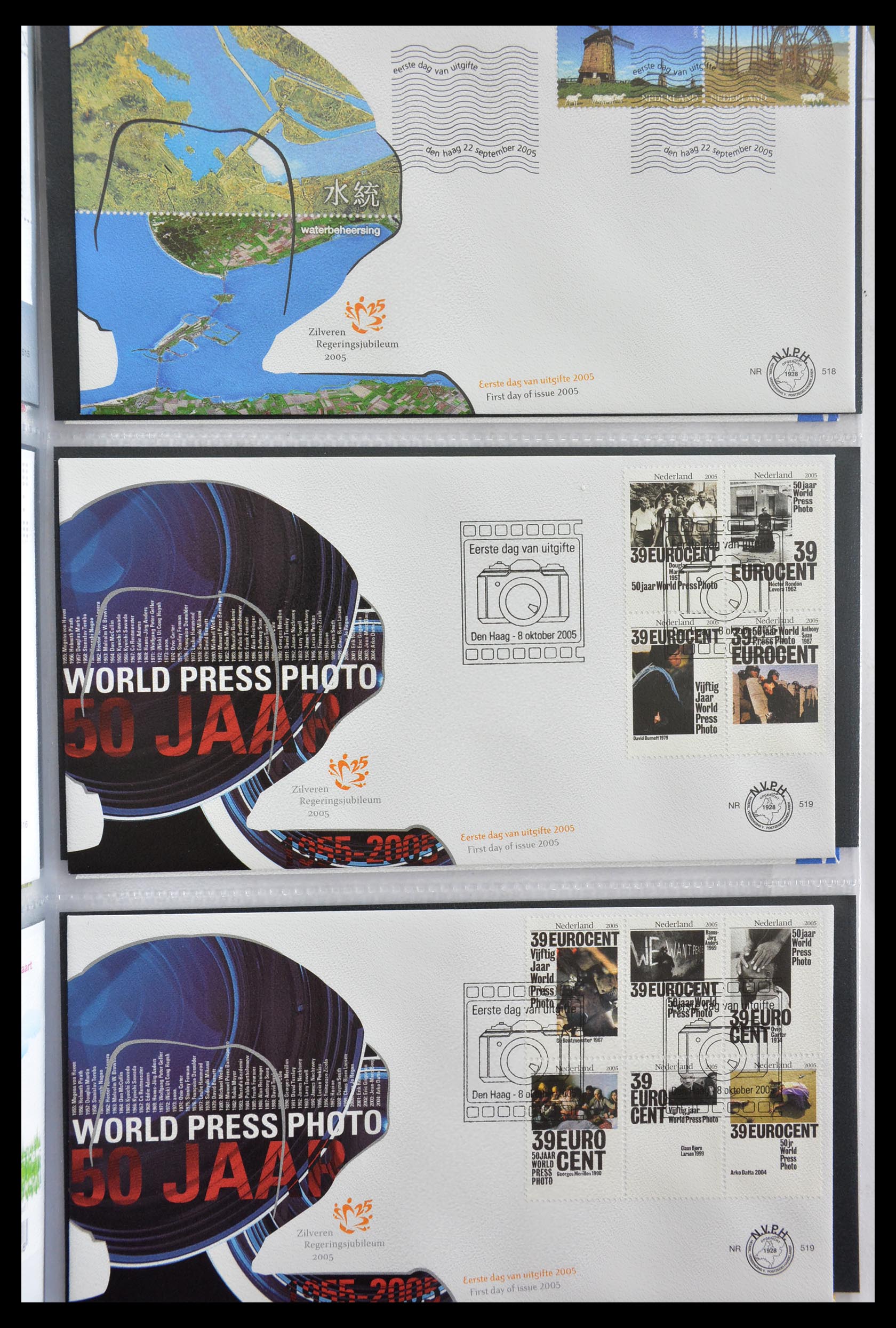 28999 040 - 28999 Netherlands FDC's 2001-2012.
