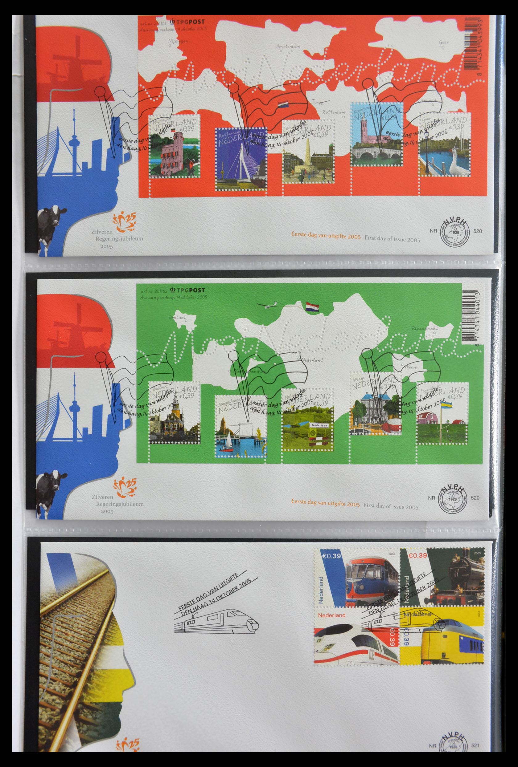 28999 041 - 28999 Netherlands FDC's 2001-2012.