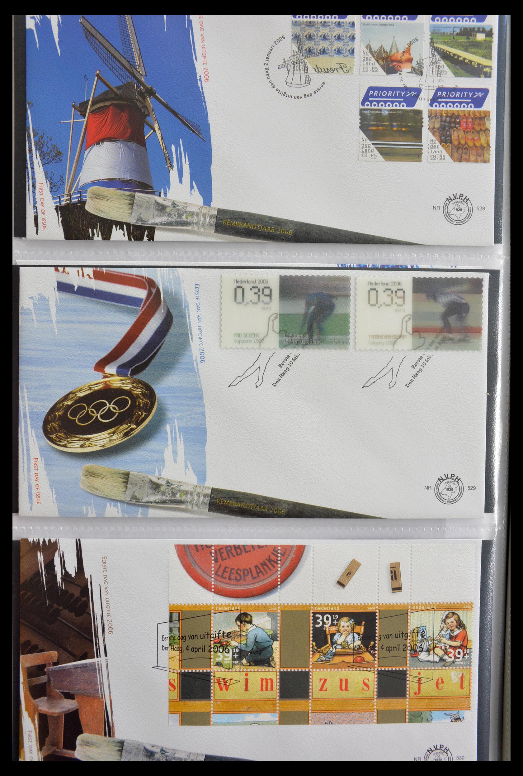 28999 045 - 28999 Netherlands FDC's 2001-2012.