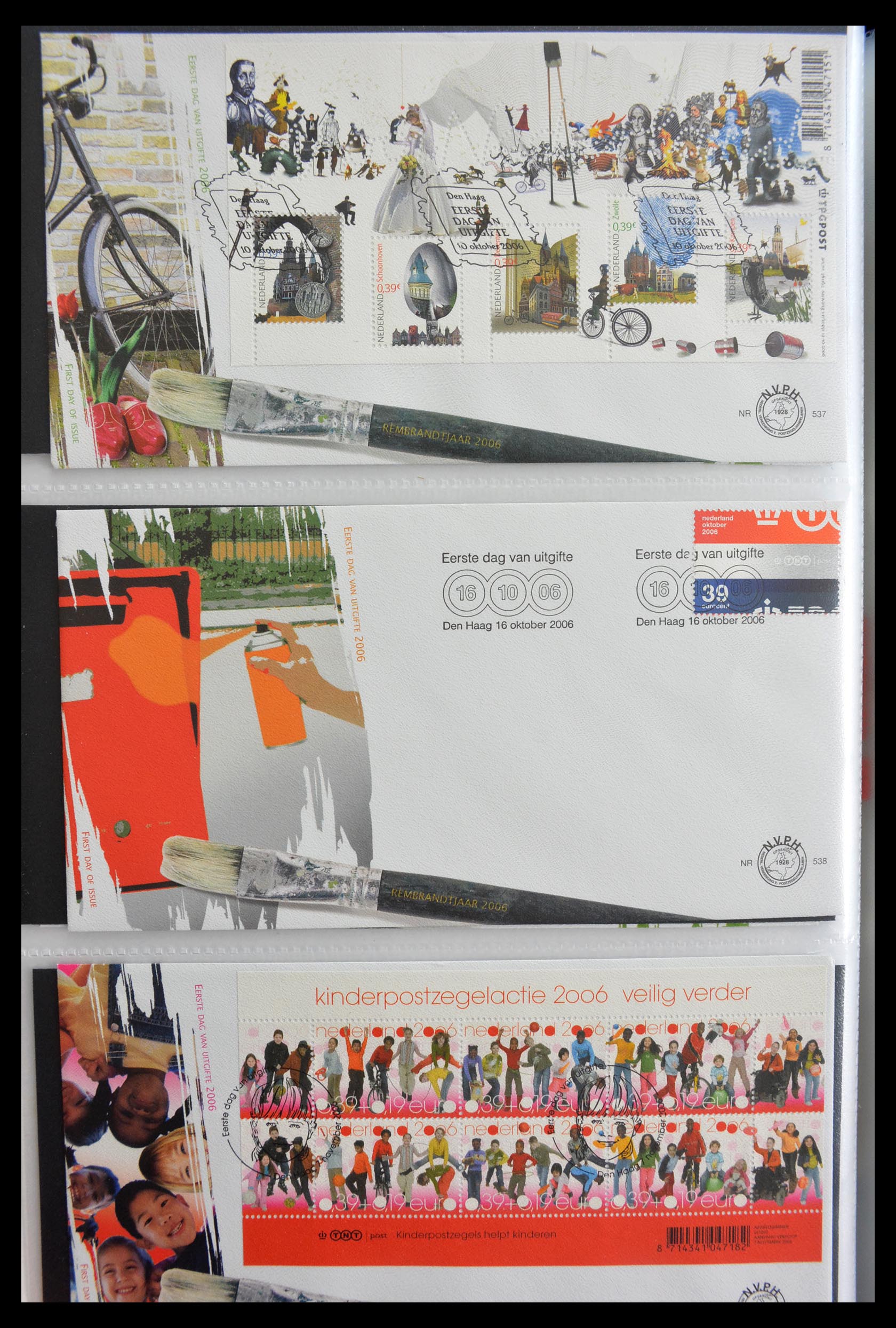 28999 049 - 28999 Netherlands FDC's 2001-2012.