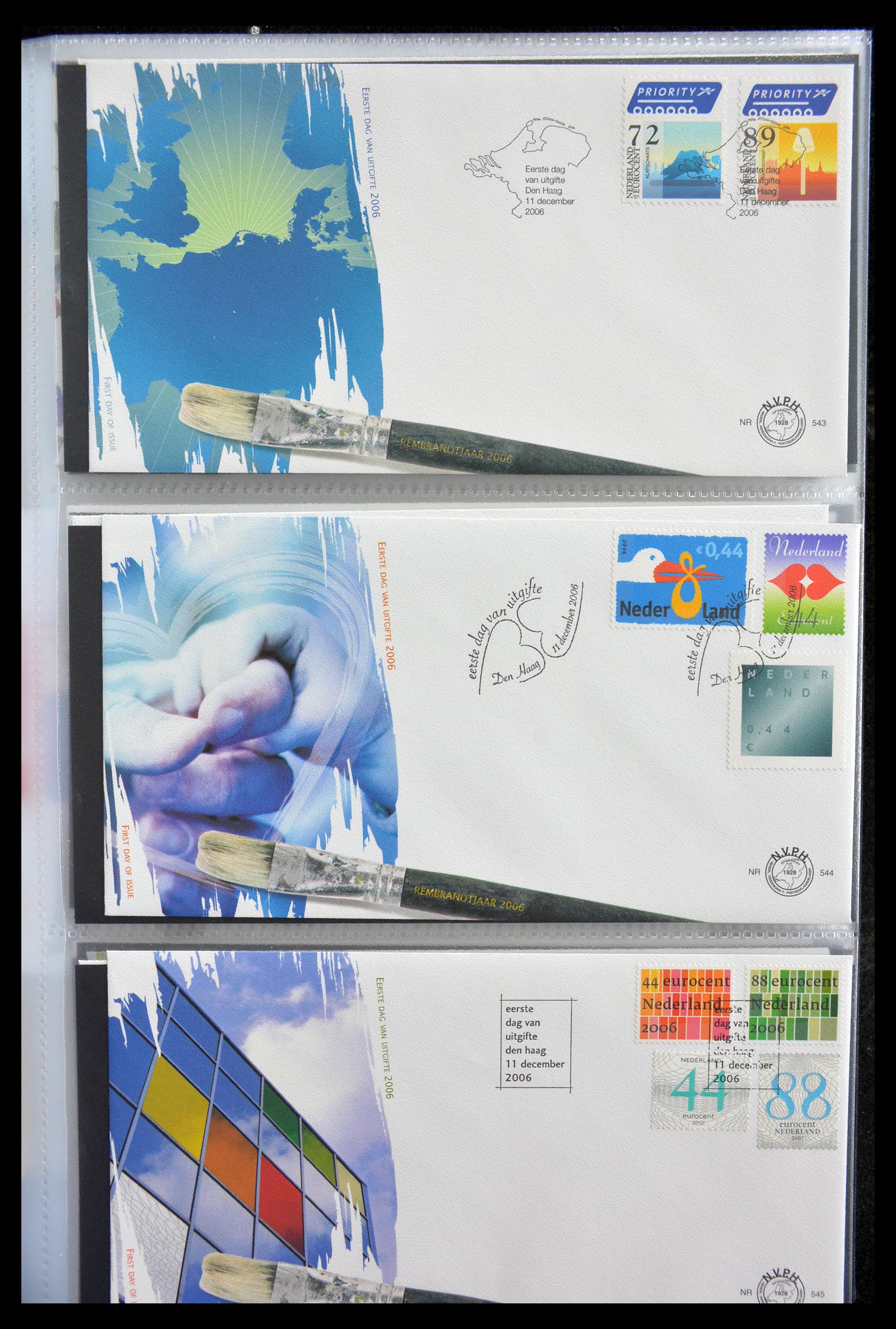 28999 052 - 28999 Nederland FDC's 2001-2012.