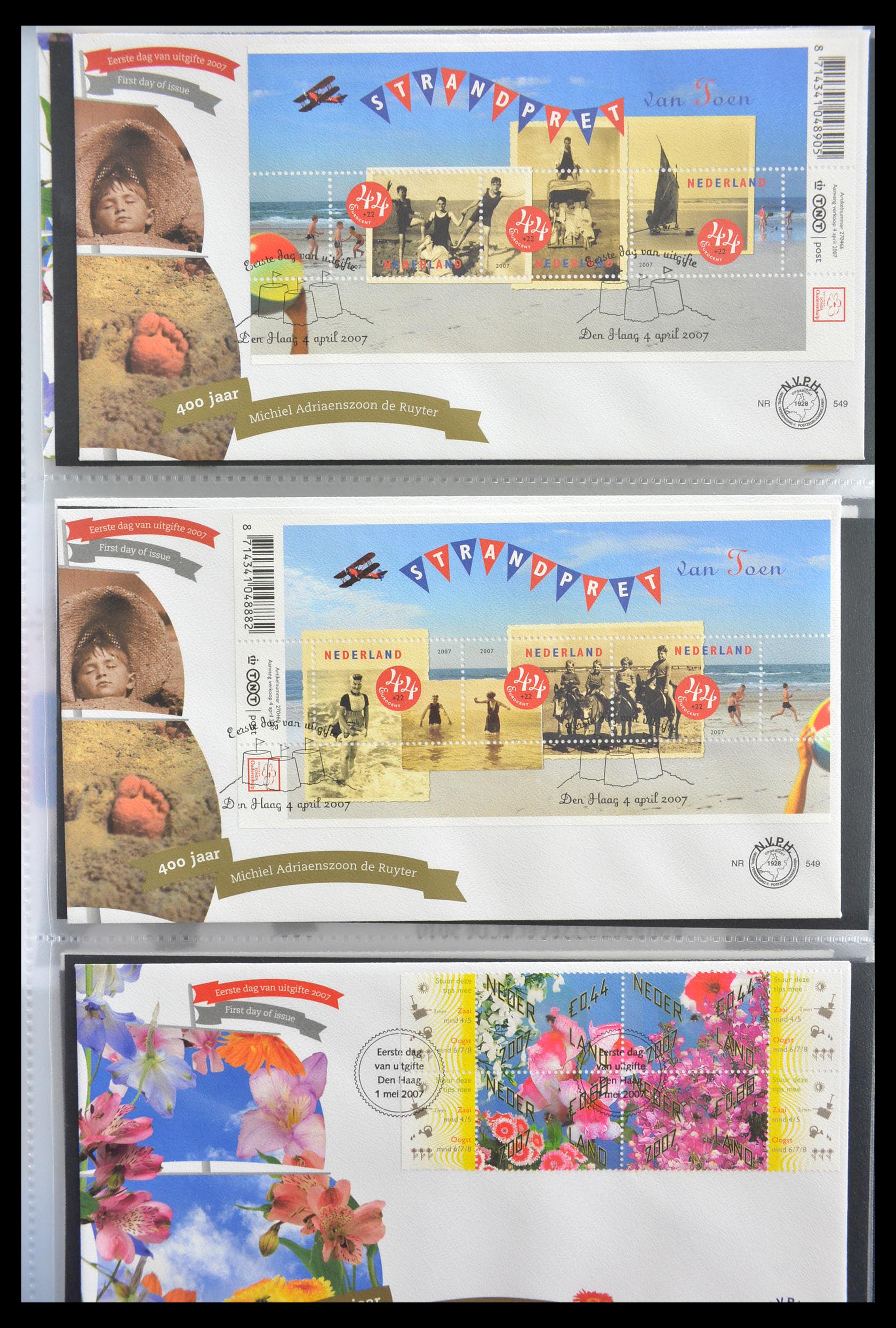 28999 054 - 28999 Netherlands FDC's 2001-2012.