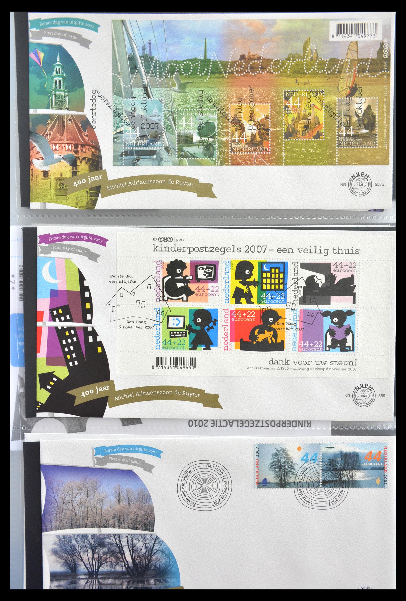 28999 058 - 28999 Netherlands FDC's 2001-2012.