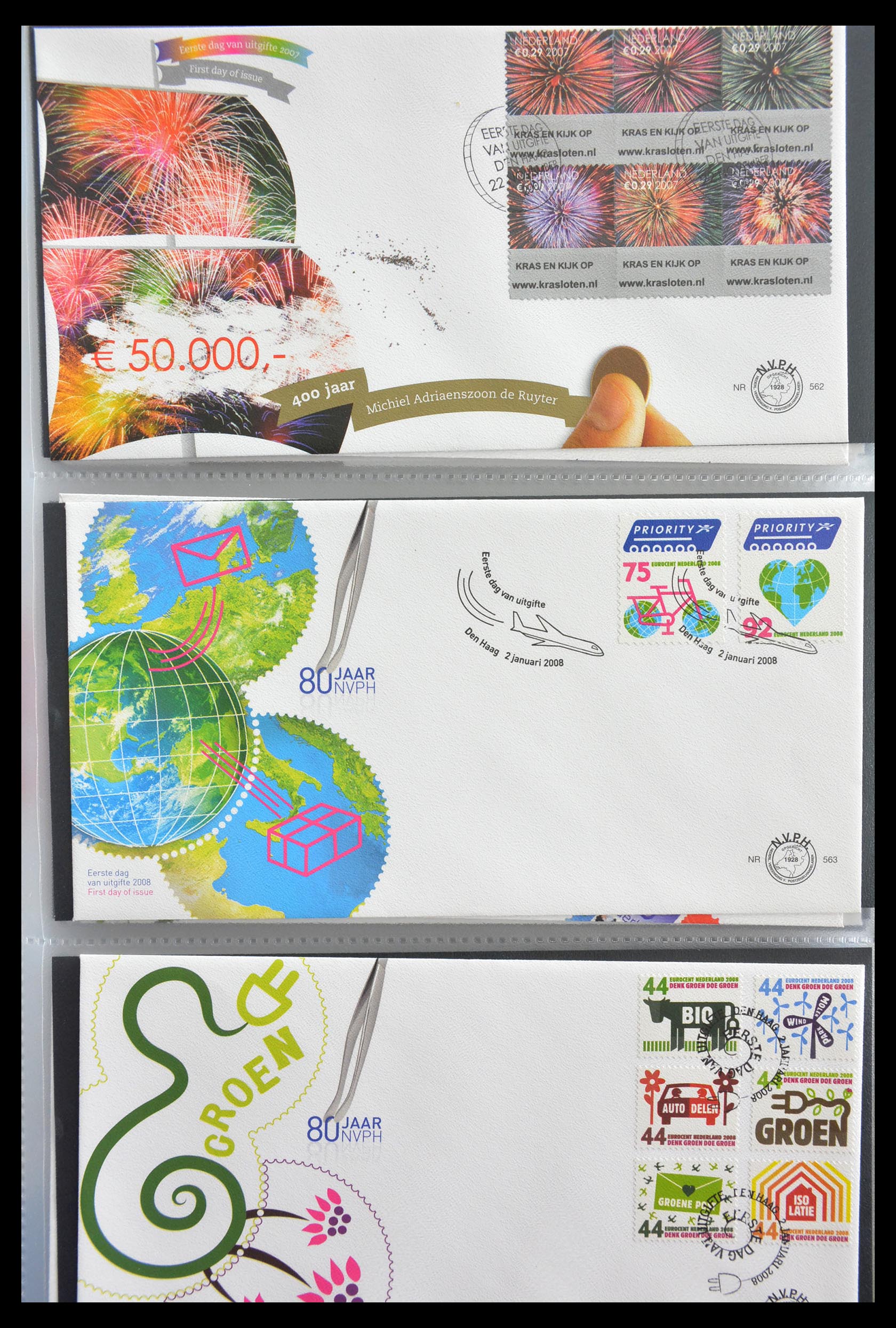 28999 060 - 28999 Netherlands FDC's 2001-2012.