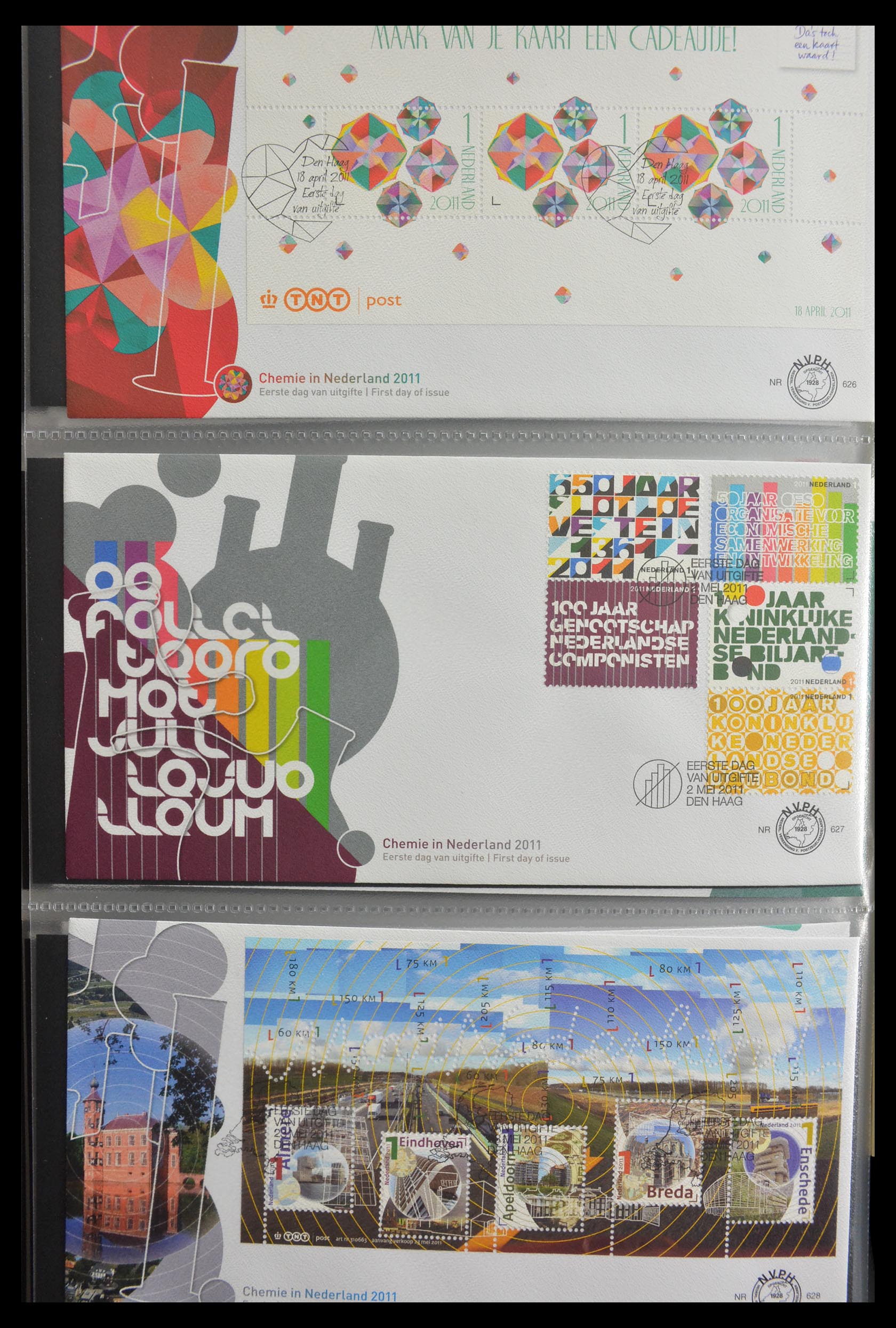 28999 088 - 28999 Netherlands FDC's 2001-2012.