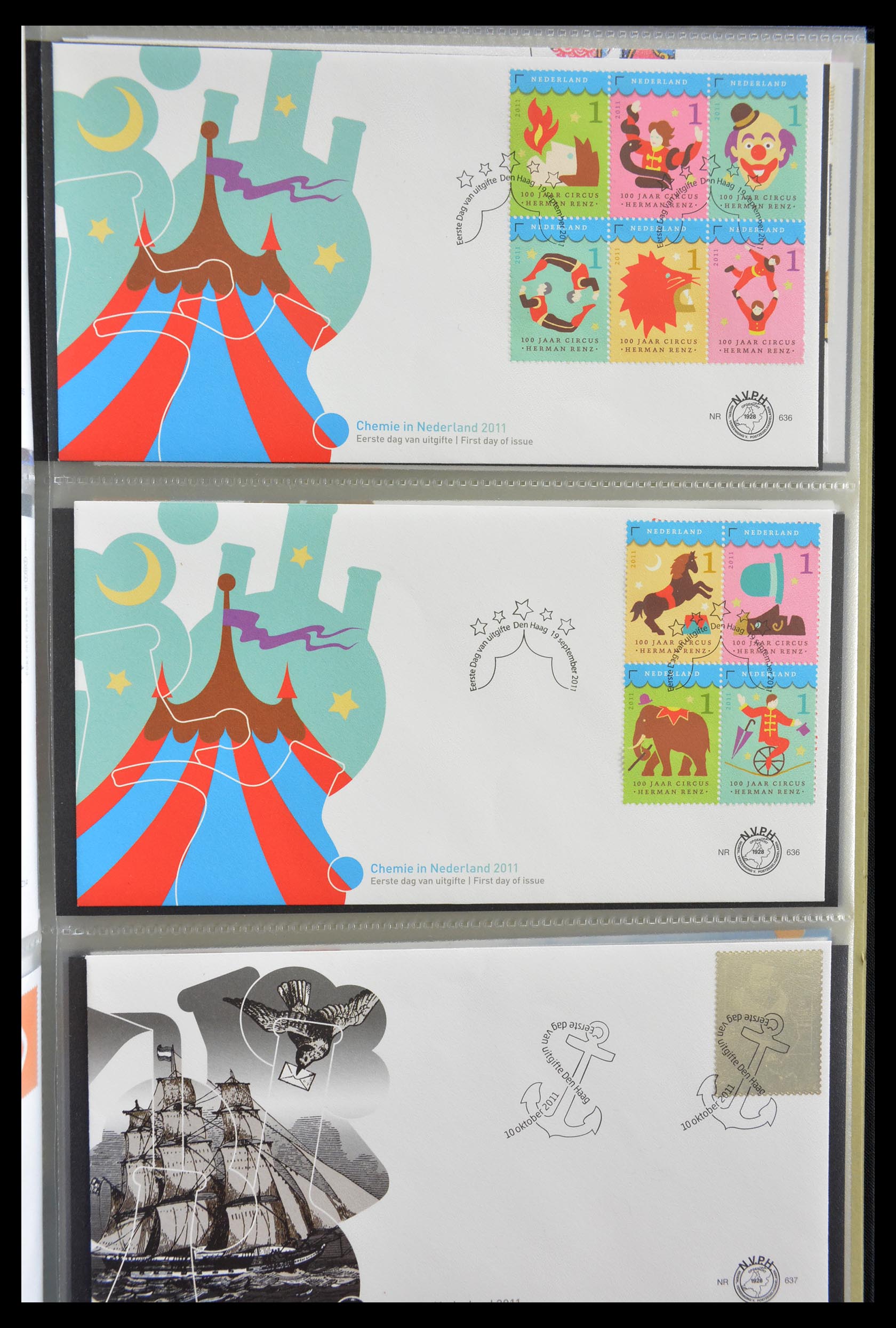 28999 093 - 28999 Netherlands FDC's 2001-2012.