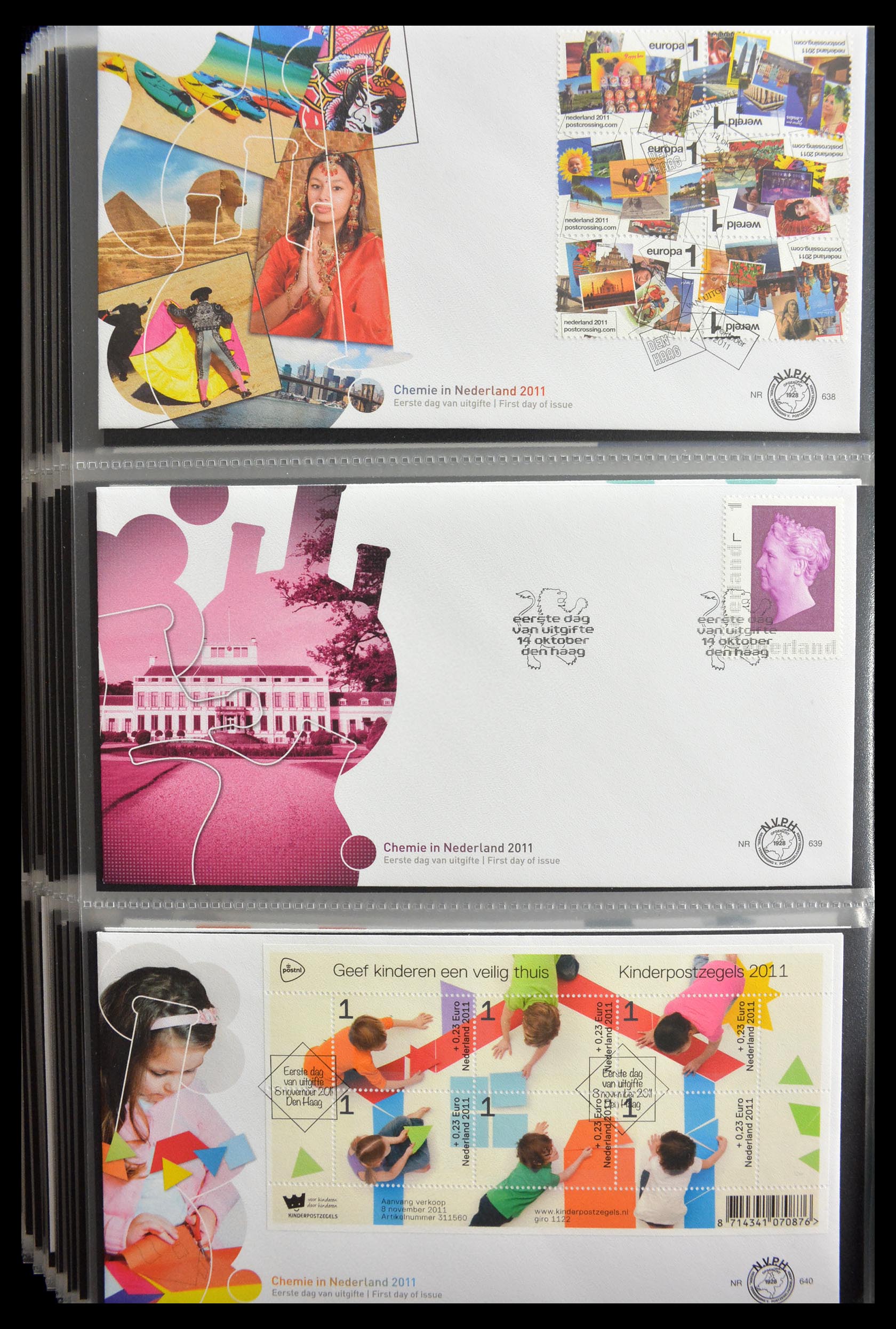 28999 094 - 28999 Netherlands FDC's 2001-2012.
