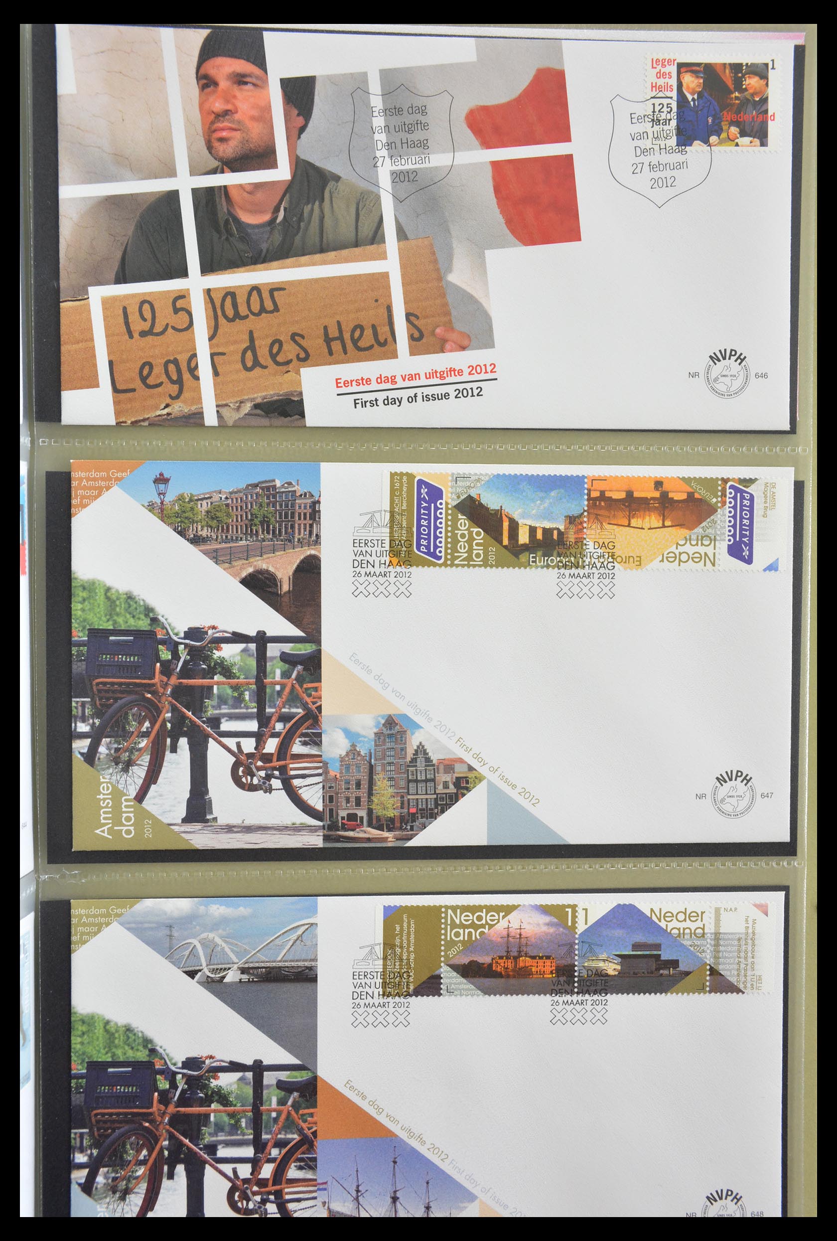 28999 097 - 28999 Netherlands FDC's 2001-2012.