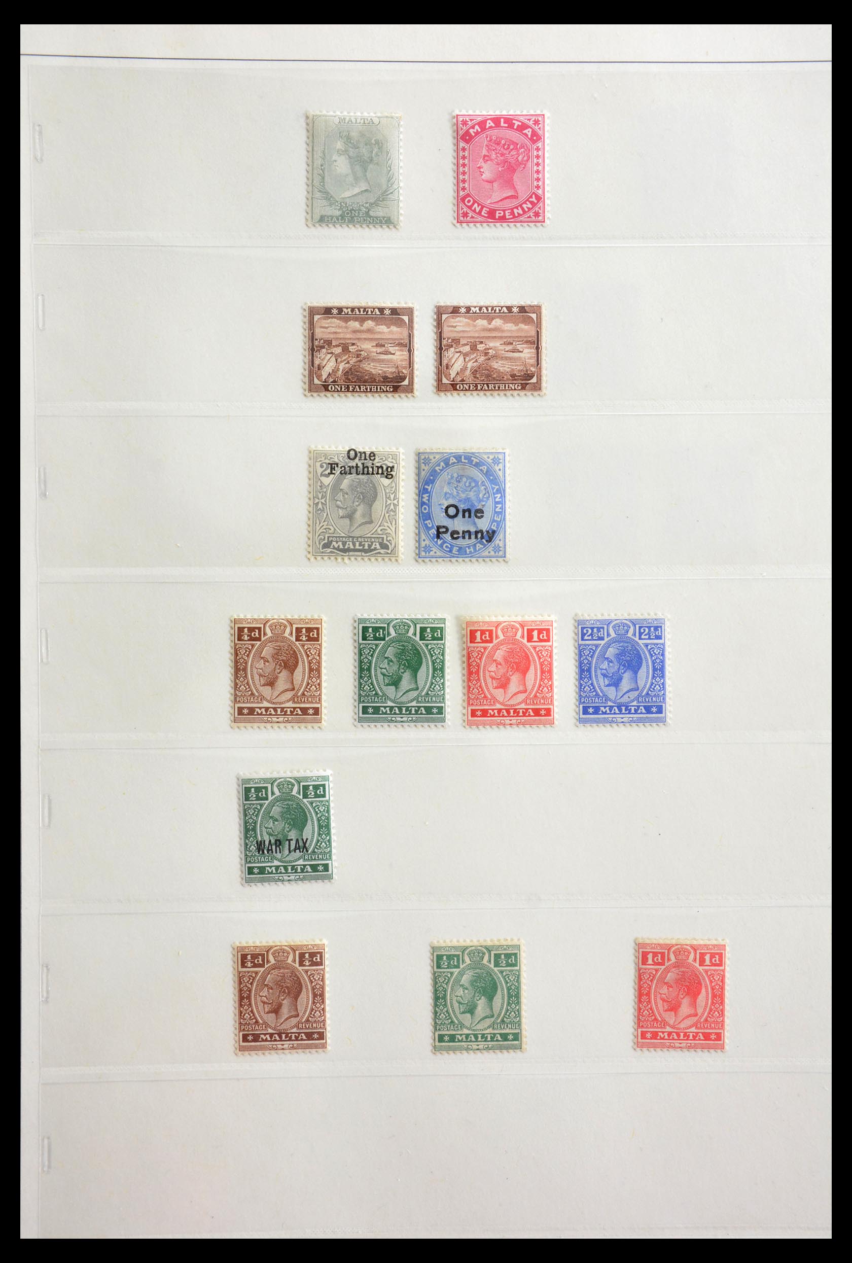 29009 001 - 29009 Malta 1885-1960.