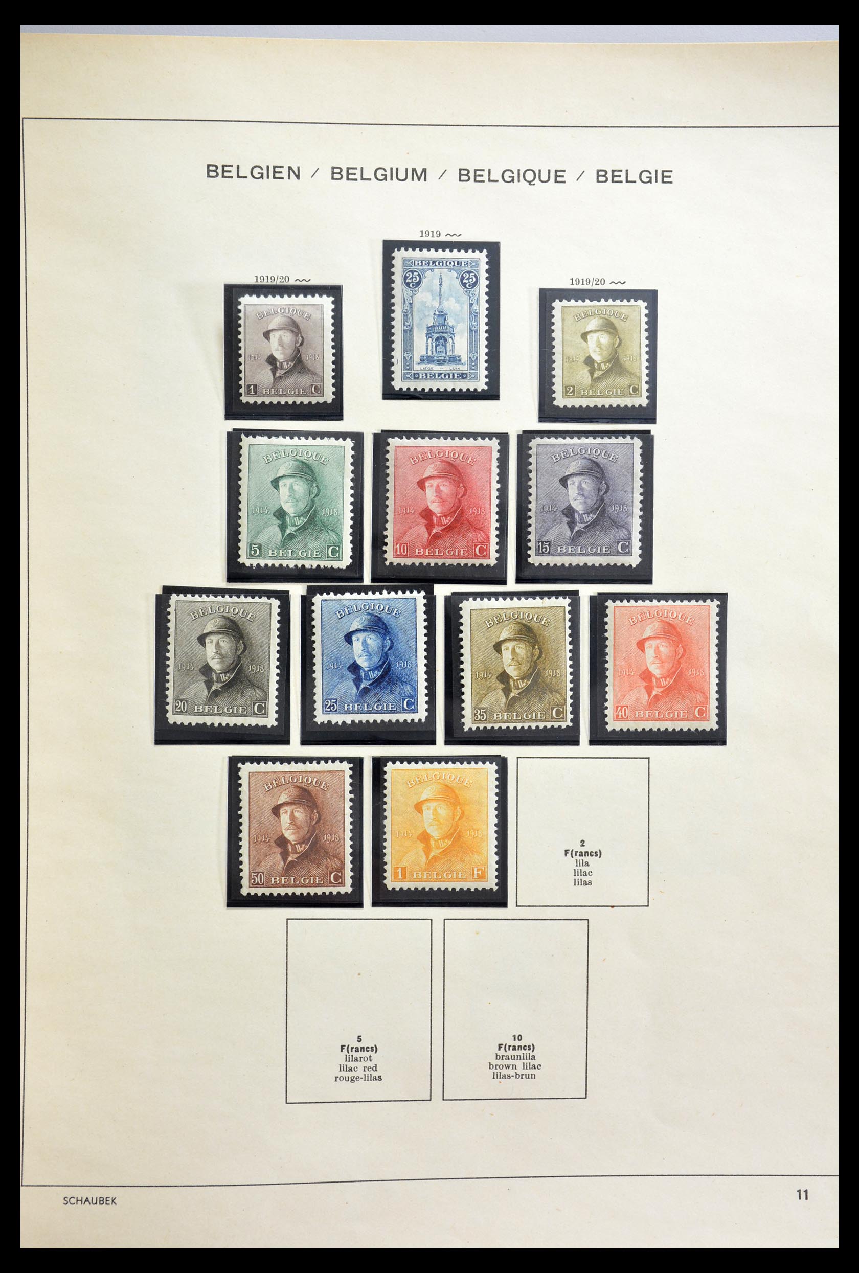 29076 012 - 29076 Belgium 1849-1939.