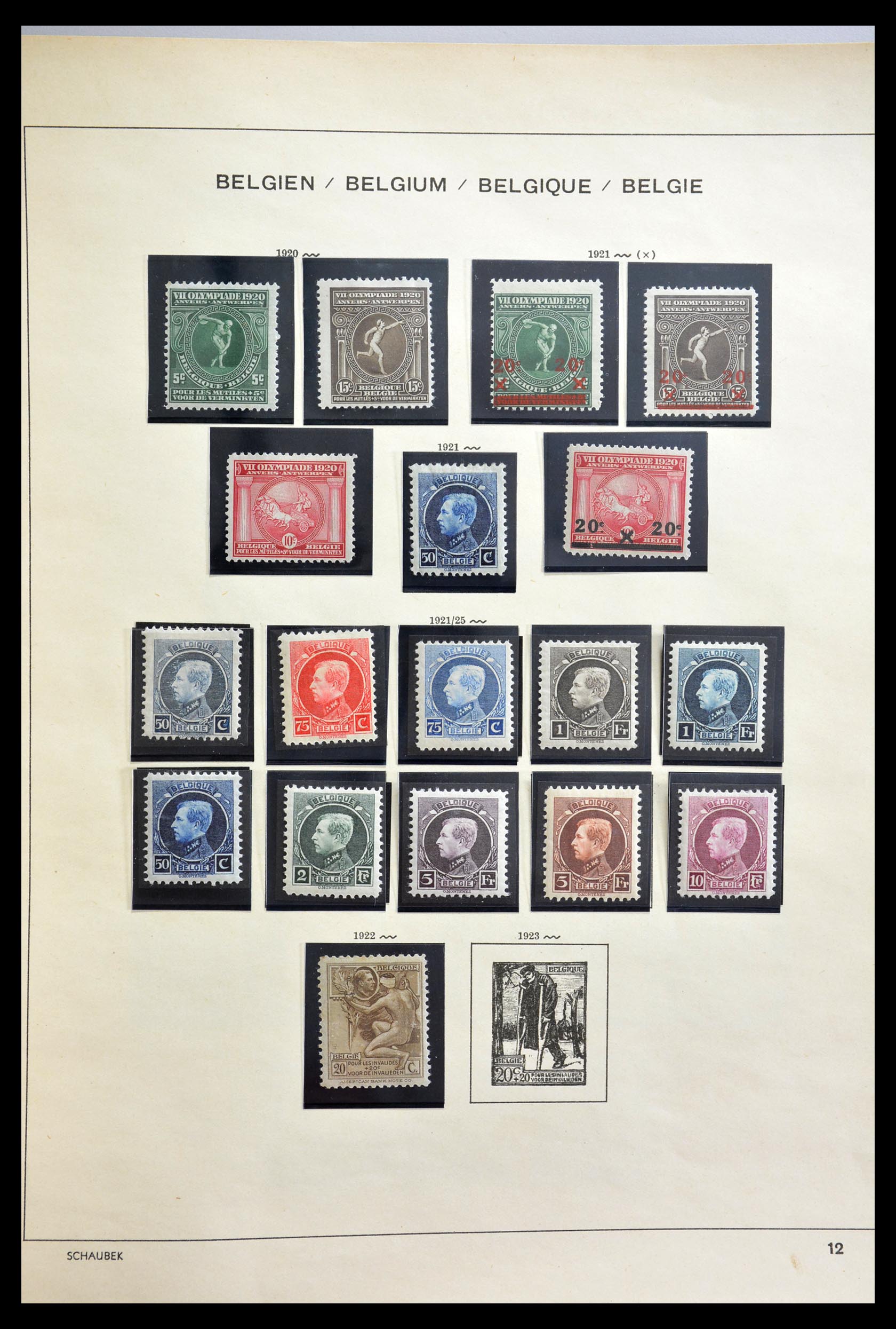 29076 013 - 29076 Belgium 1849-1939.