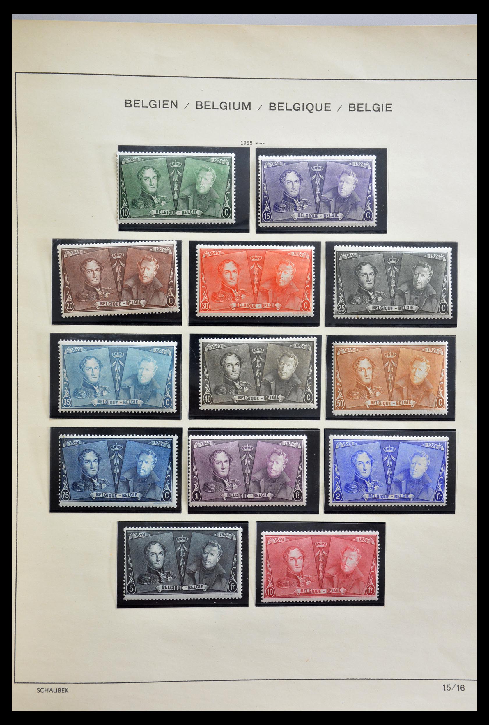 29076 015 - 29076 Belgium 1849-1939.