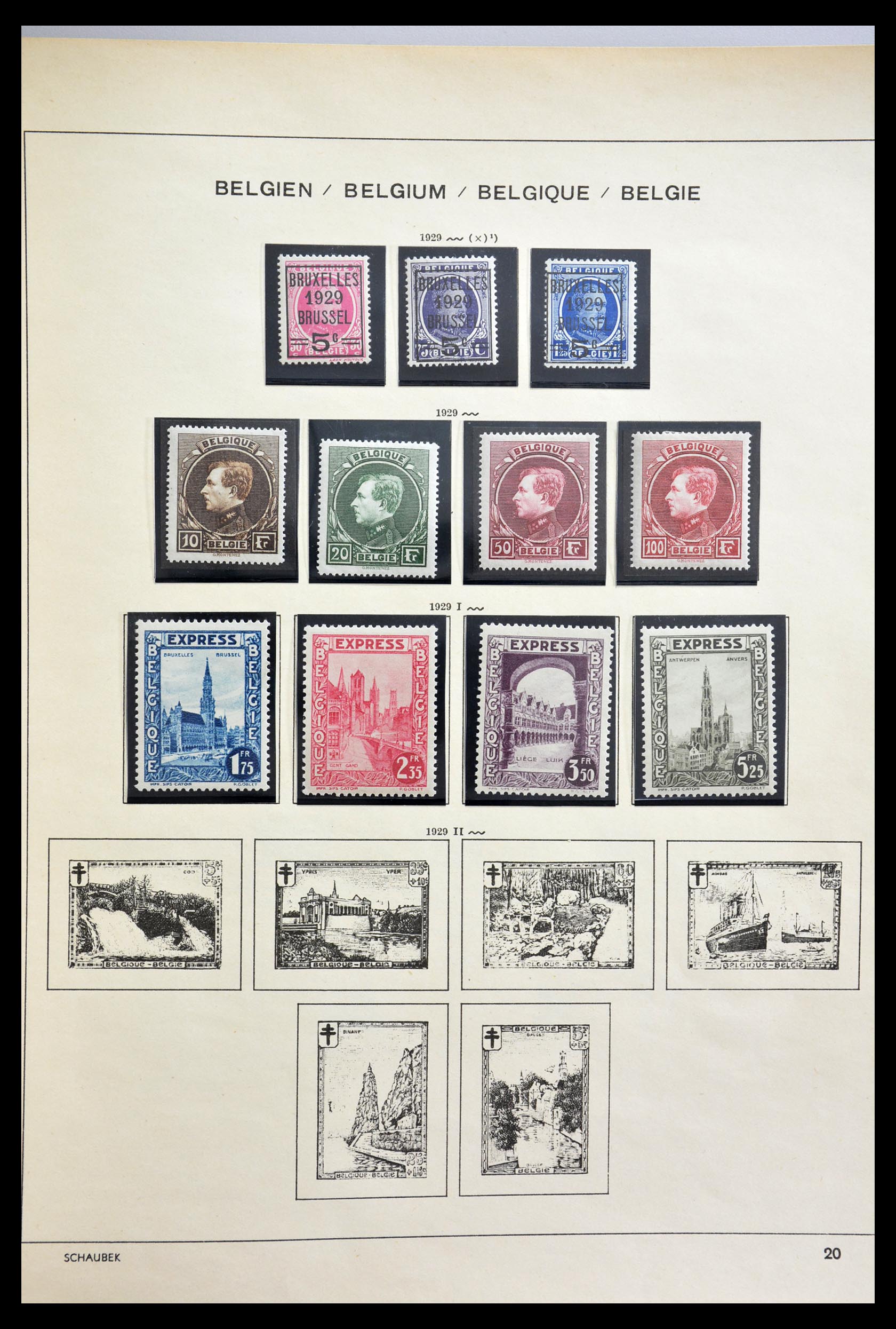 29076 019 - 29076 Belgium 1849-1939.