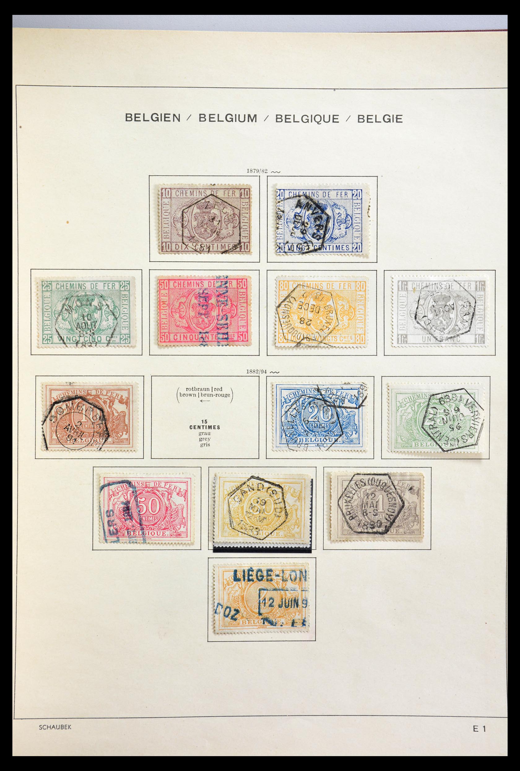 29076 041 - 29076 België 1849-1939.