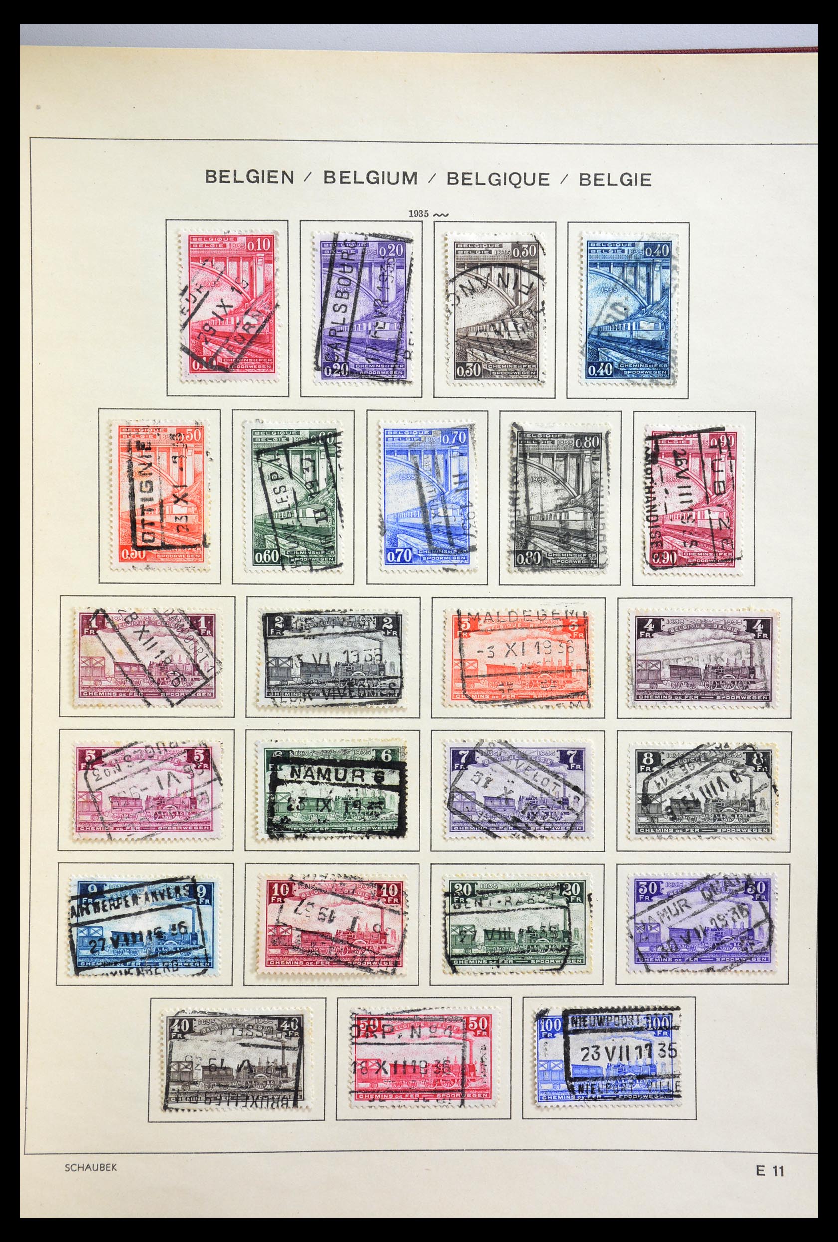 29076 047 - 29076 Belgium 1849-1939.