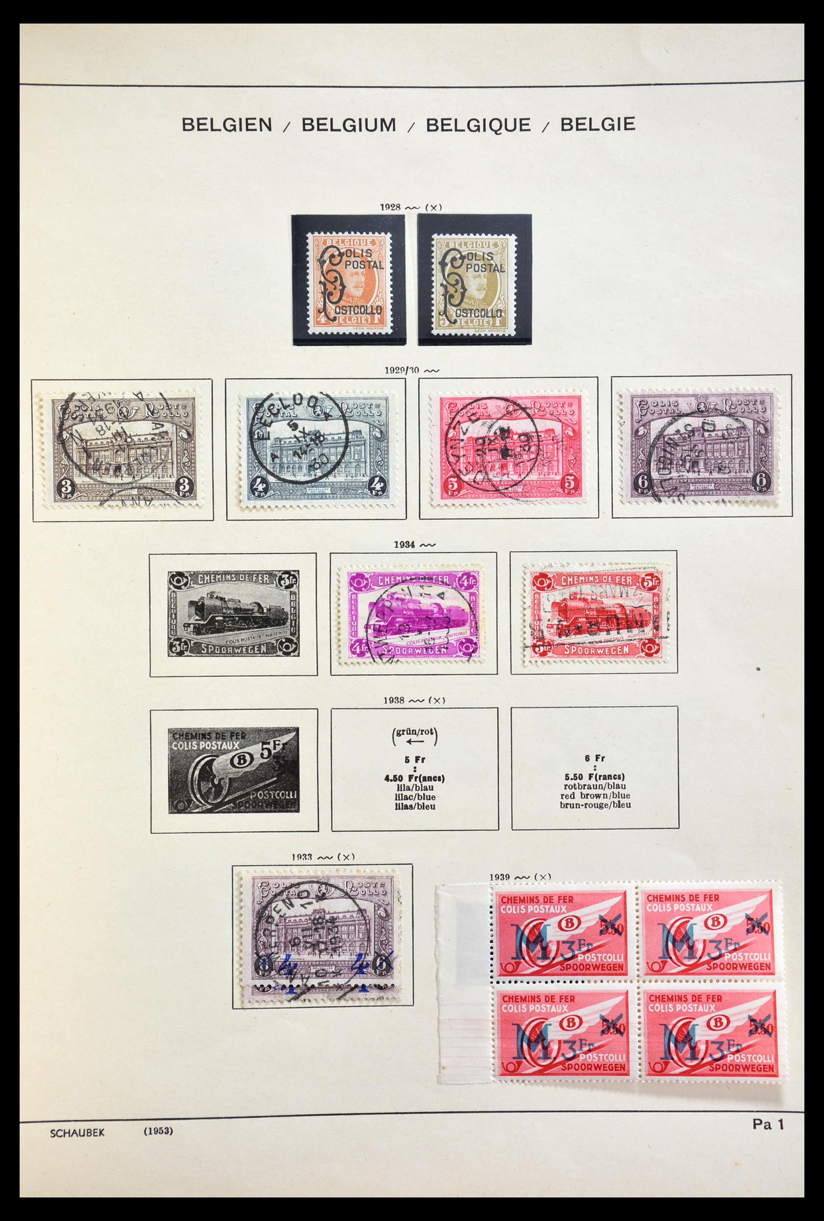 29076 054 - 29076 België 1849-1939.