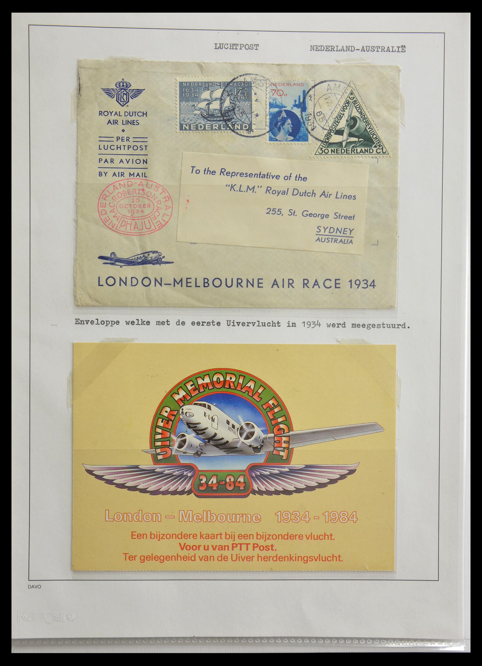 29087 026 - 29087 Nederland luchtpostbrieven 1933-1953.