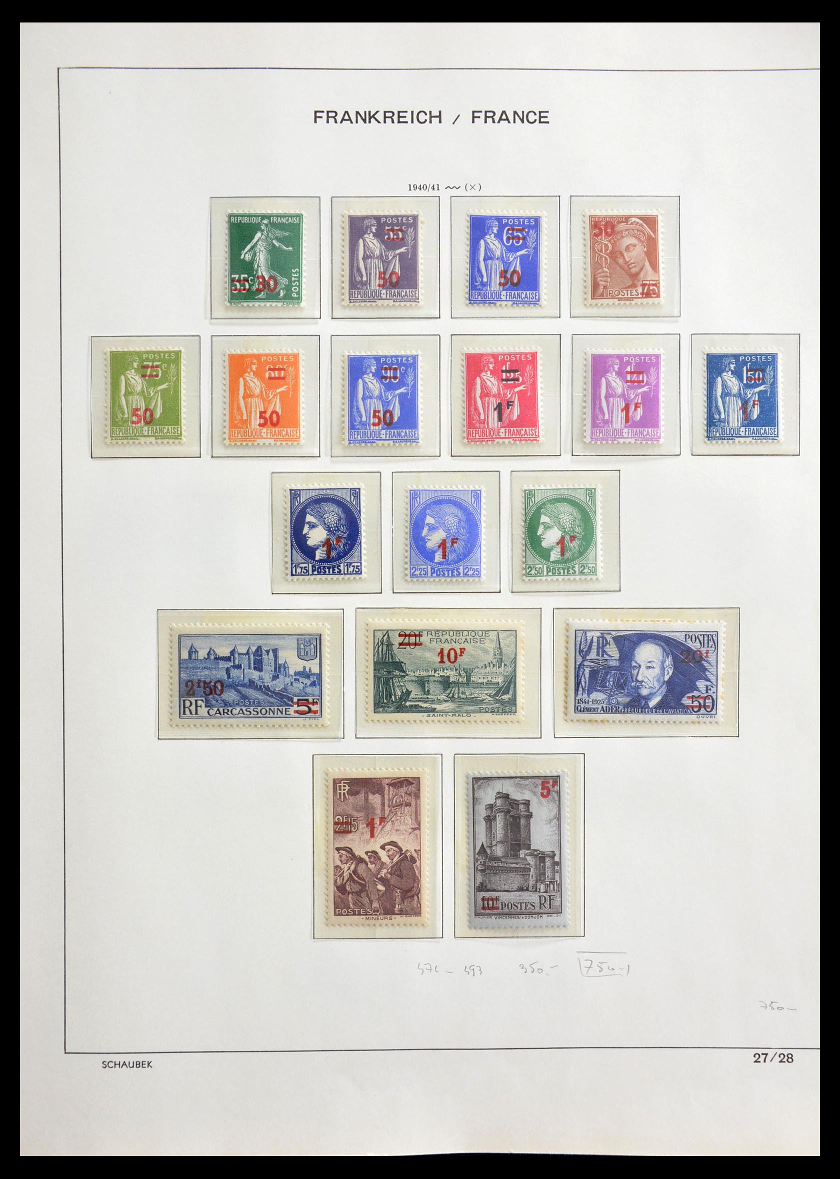 29102 021 - 29102 Frankrijk 1901-1979.