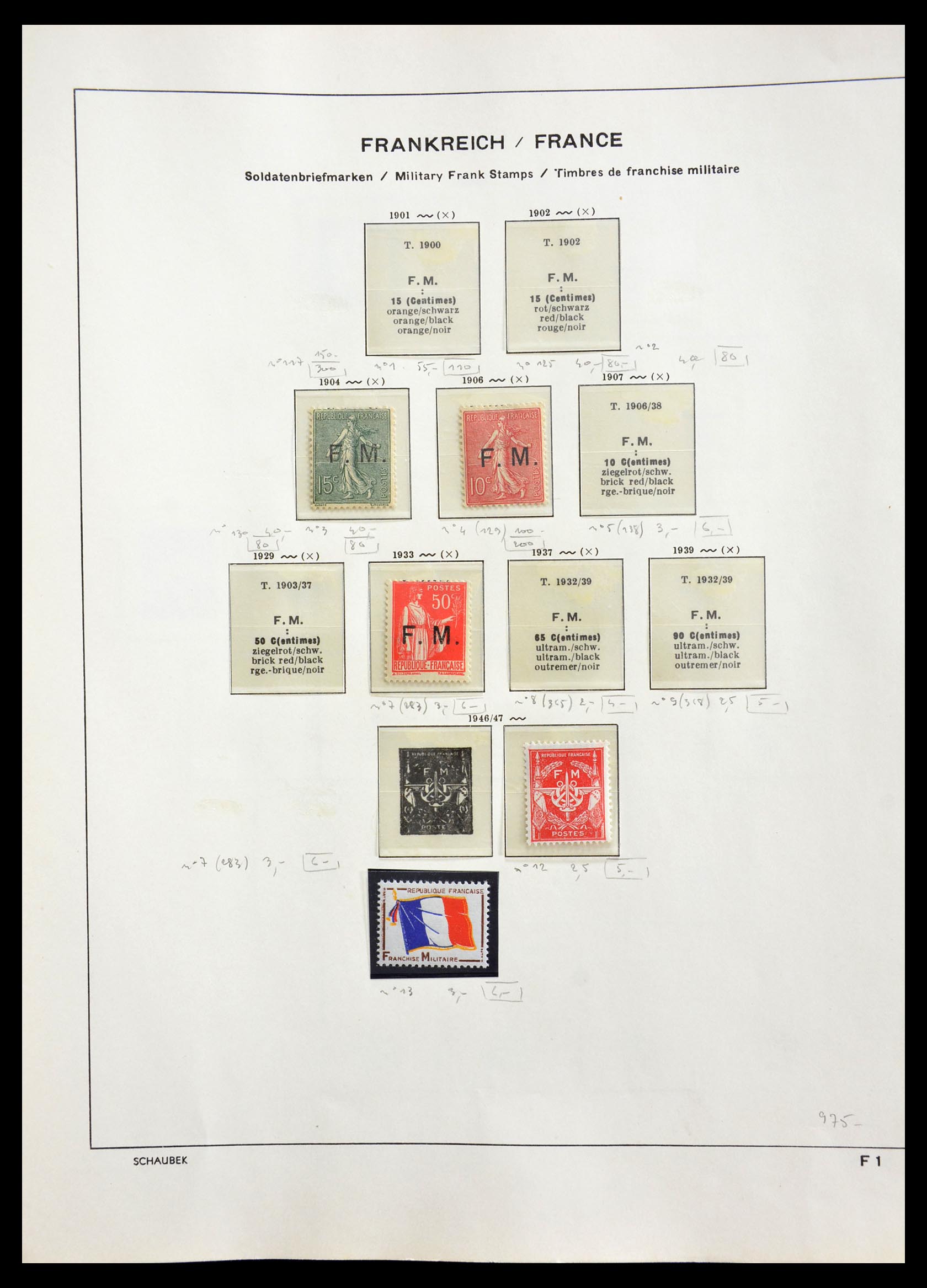 29102 081 - 29102 Frankrijk 1901-1979.