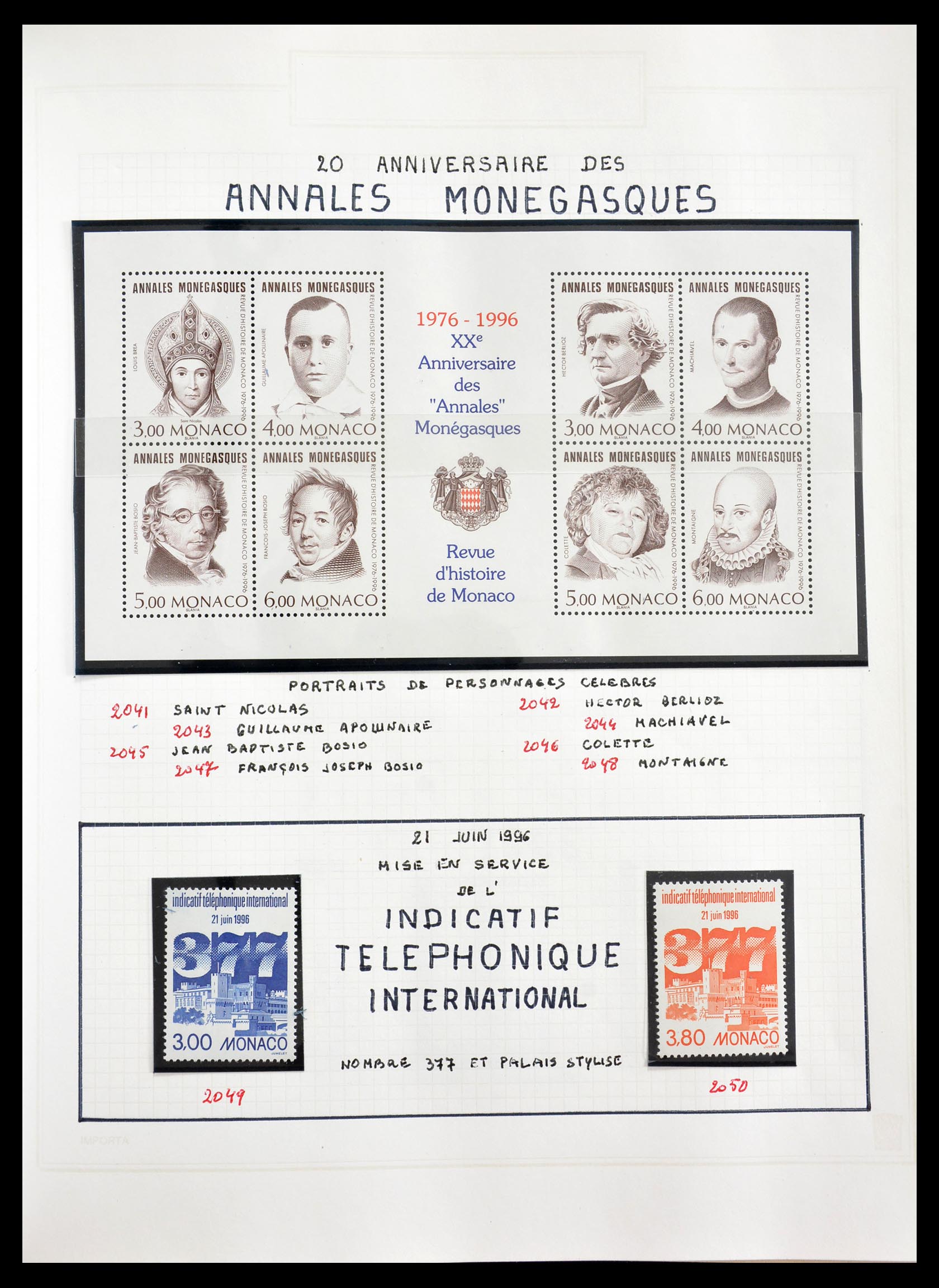 29104 268 - 29104 Monaco 1885-1997.