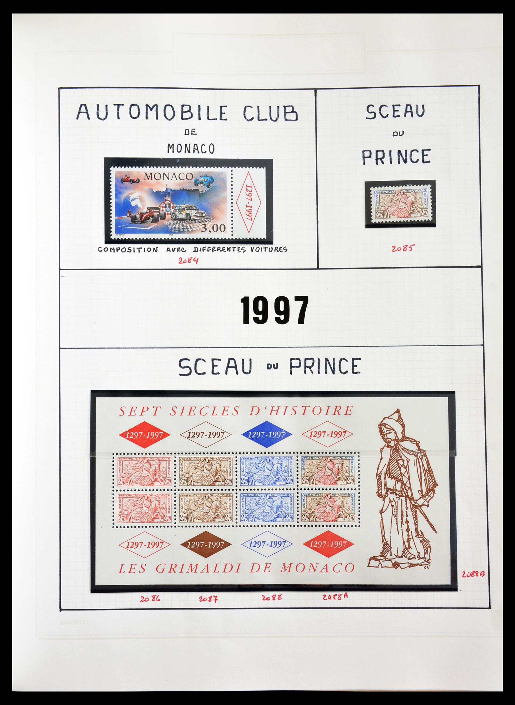 29104 275 - 29104 Monaco 1885-1997.