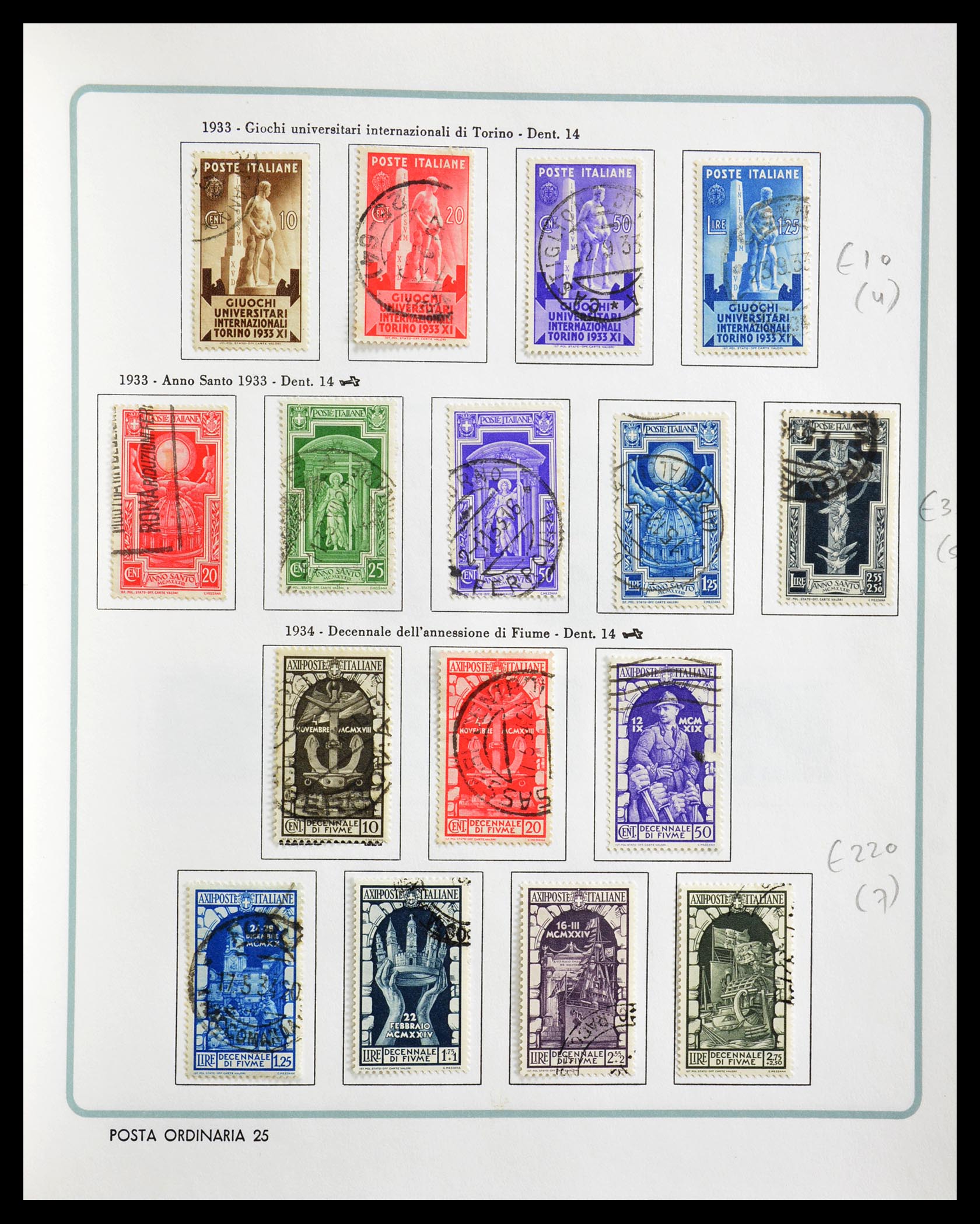 29130 026 - 29130 Italy 1862-1944.