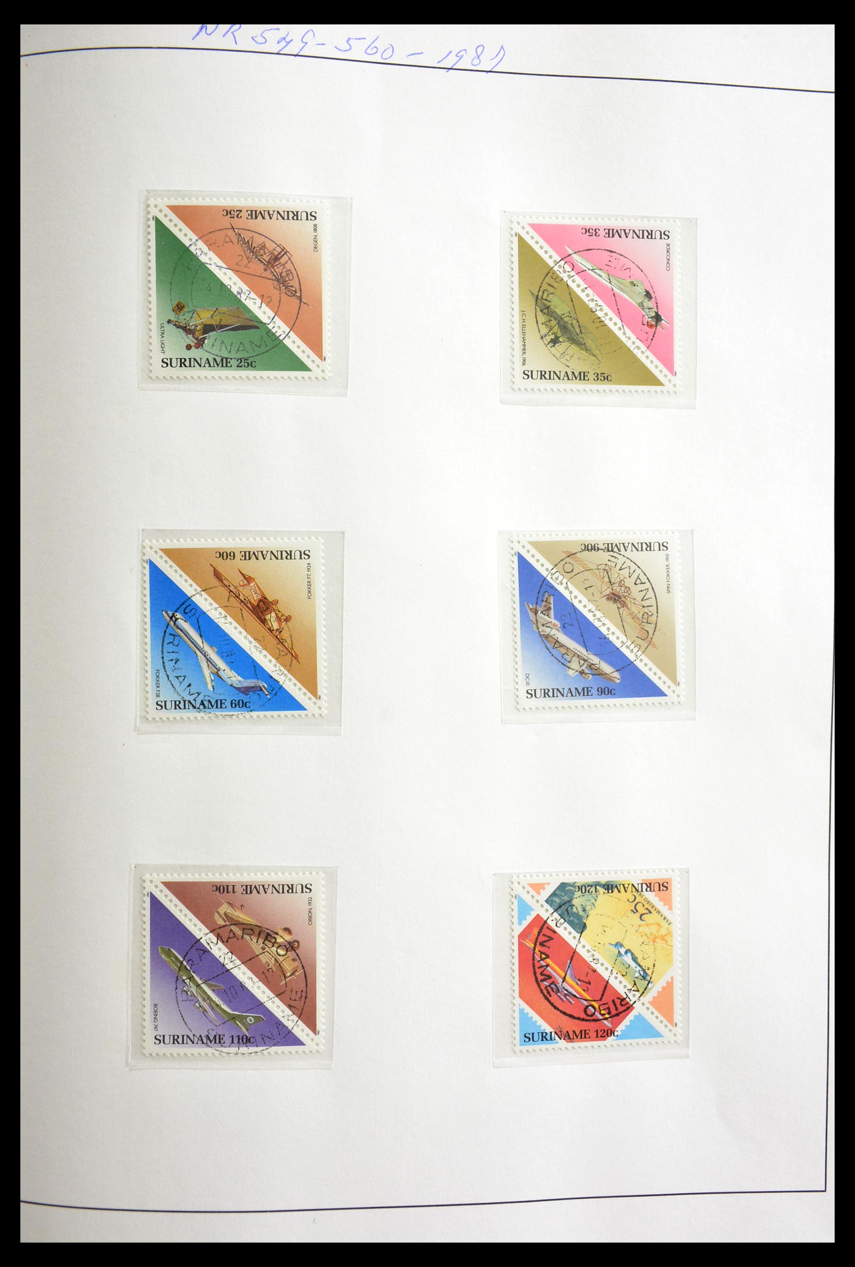 29154 061 - 29154 Suriname brugparen 1977-2003.