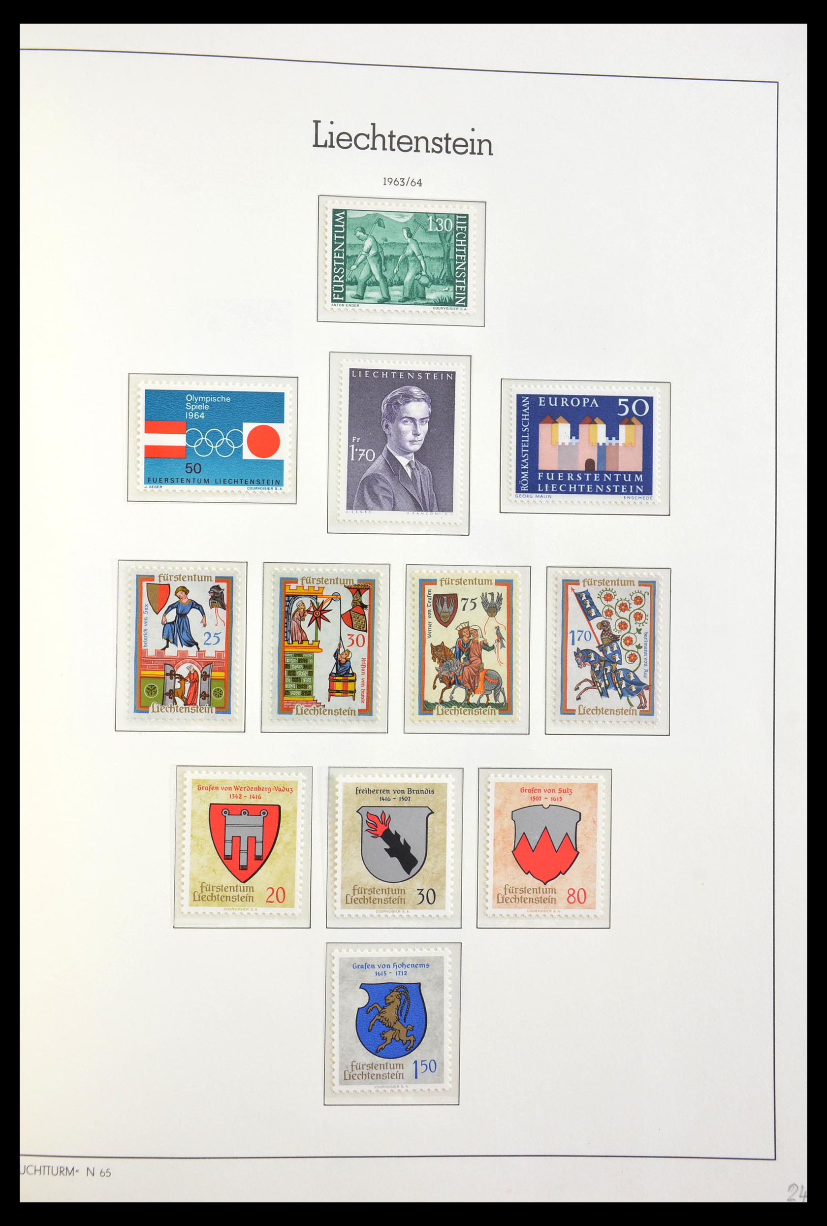 29159 061 - 29159 Liechtenstein 1917-2009.