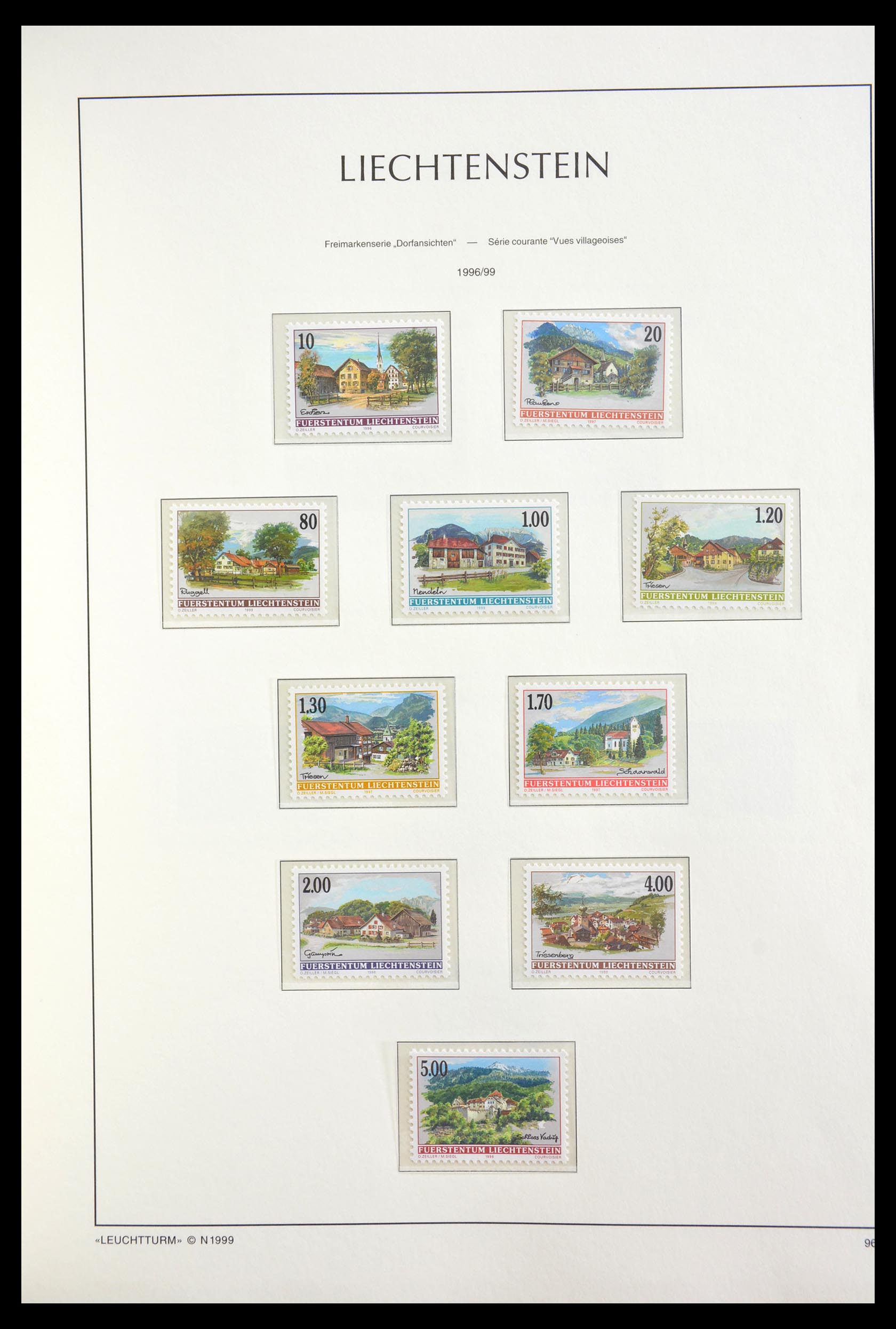 29159 142 - 29159 Liechtenstein 1917-2009.