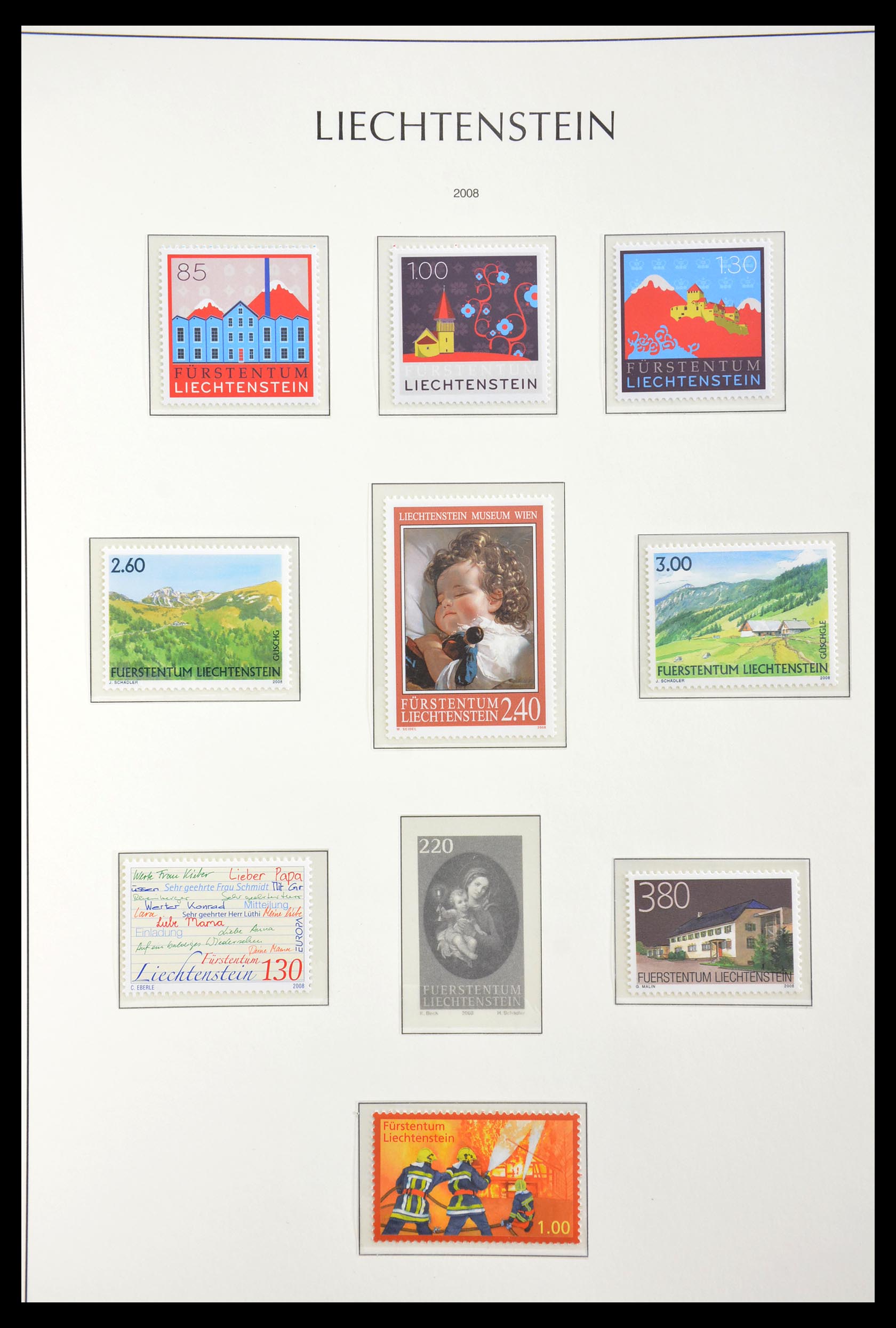 29159 165 - 29159 Liechtenstein 1917-2009.