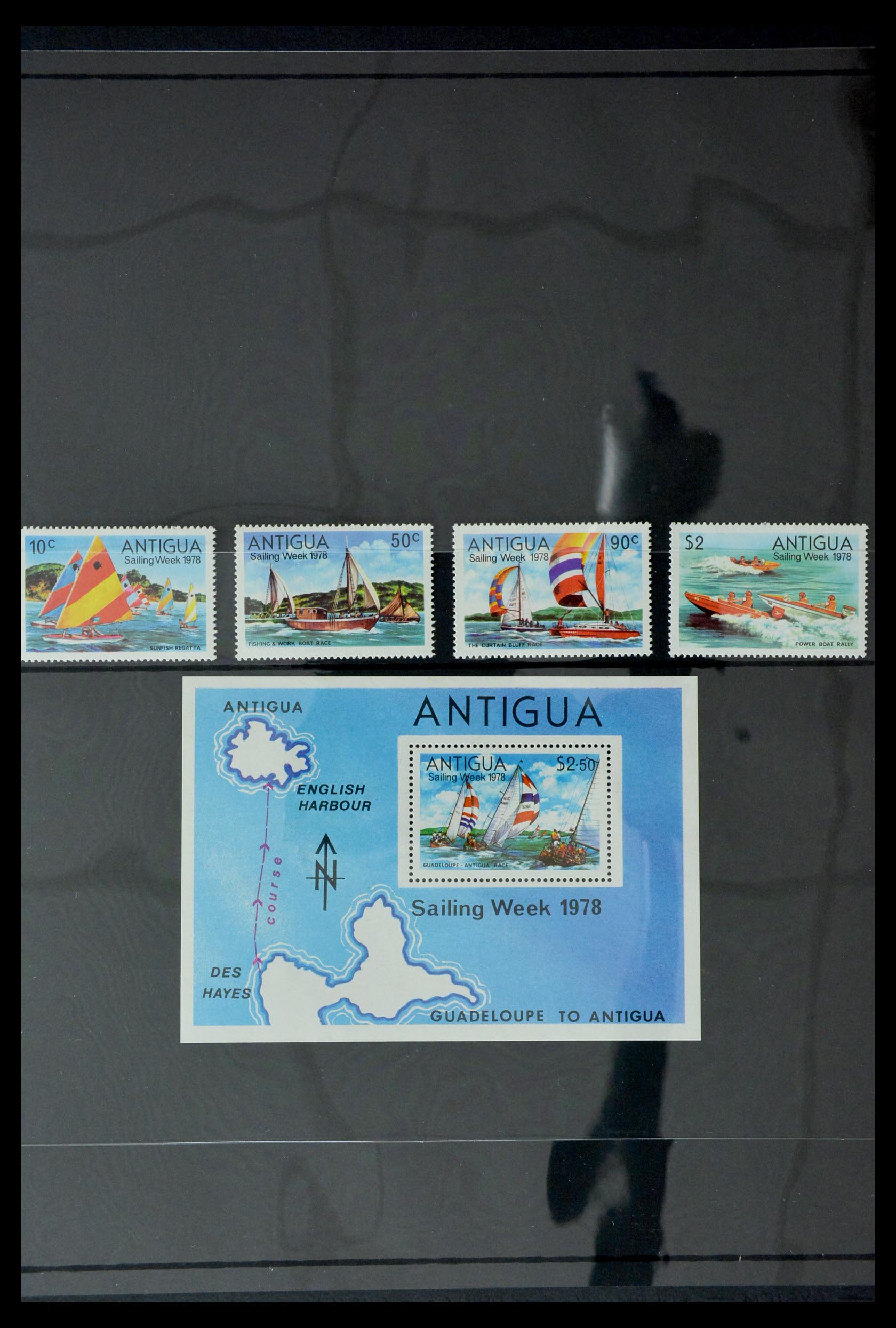 29162 074 - 29162 Antigua 1862-1989.