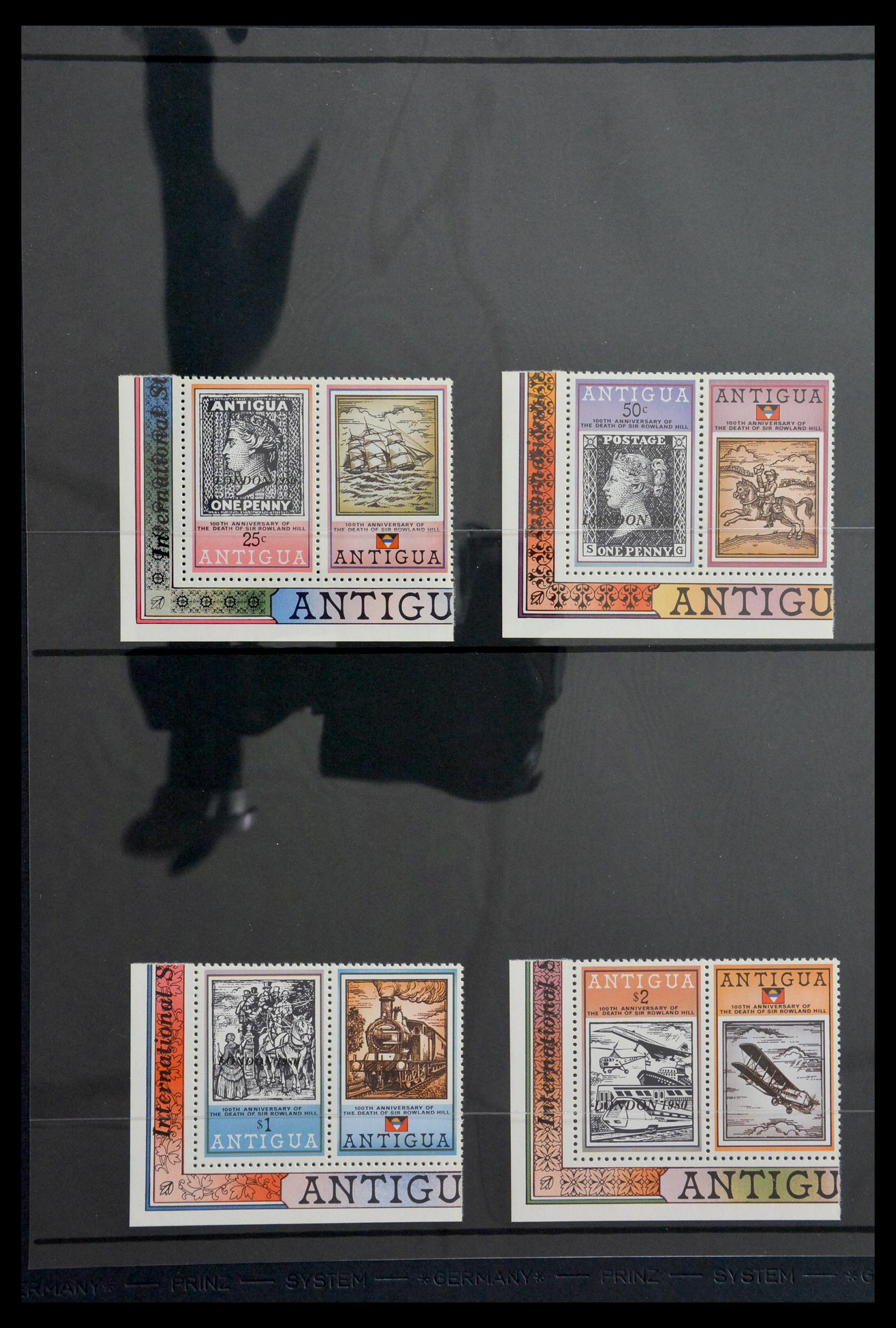 29162 091 - 29162 Antigua 1862-1989.