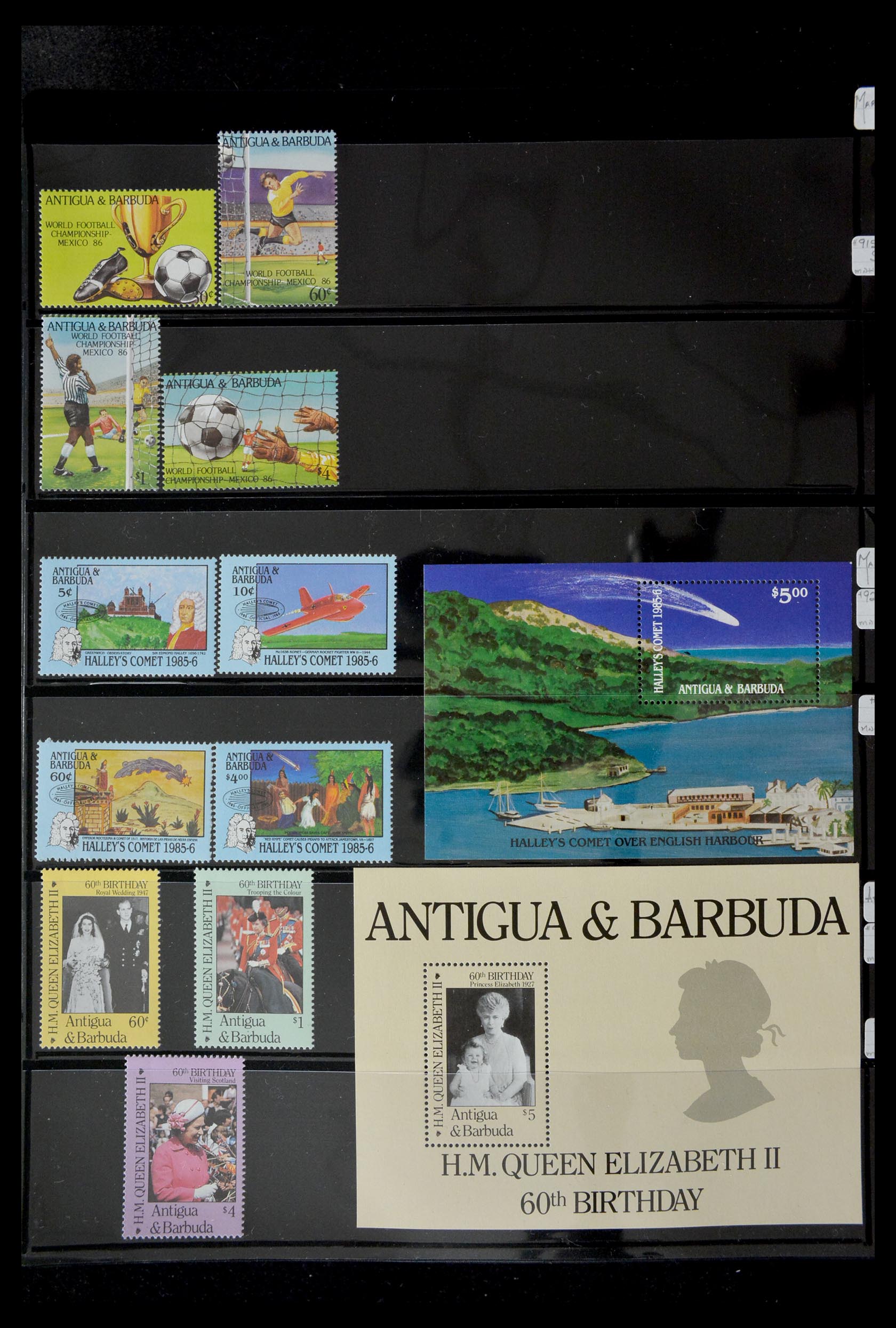 29162 129 - 29162 Antigua 1862-1989.