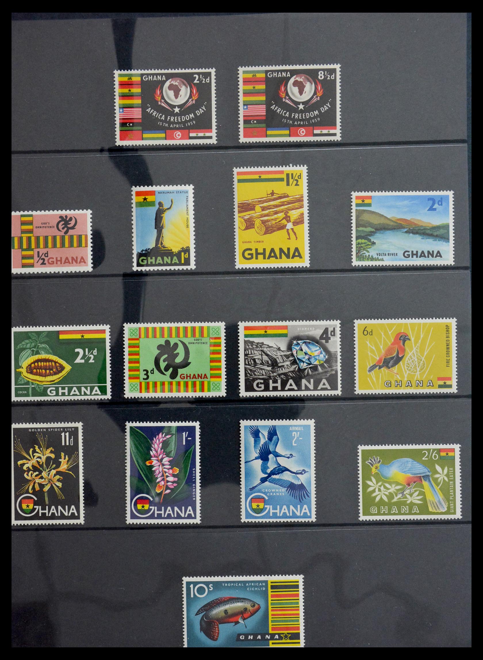 29166 017 - 29166 Gold Coast/Ghana 1876-1984.