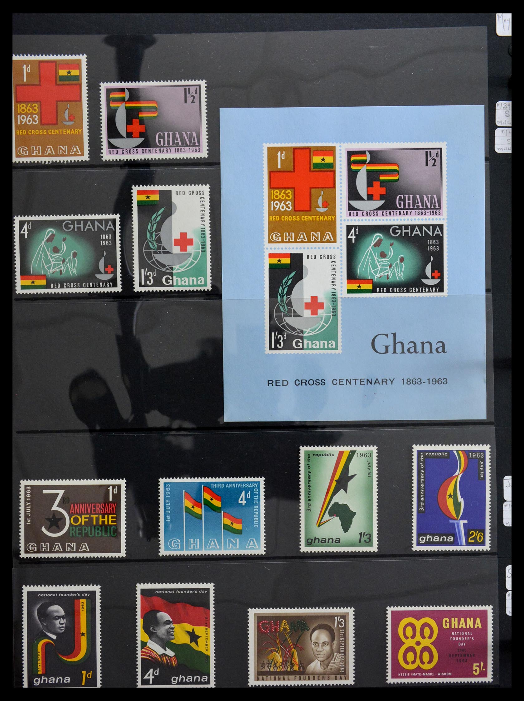 29166 027 - 29166 Gold Coast/Ghana 1876-1984.