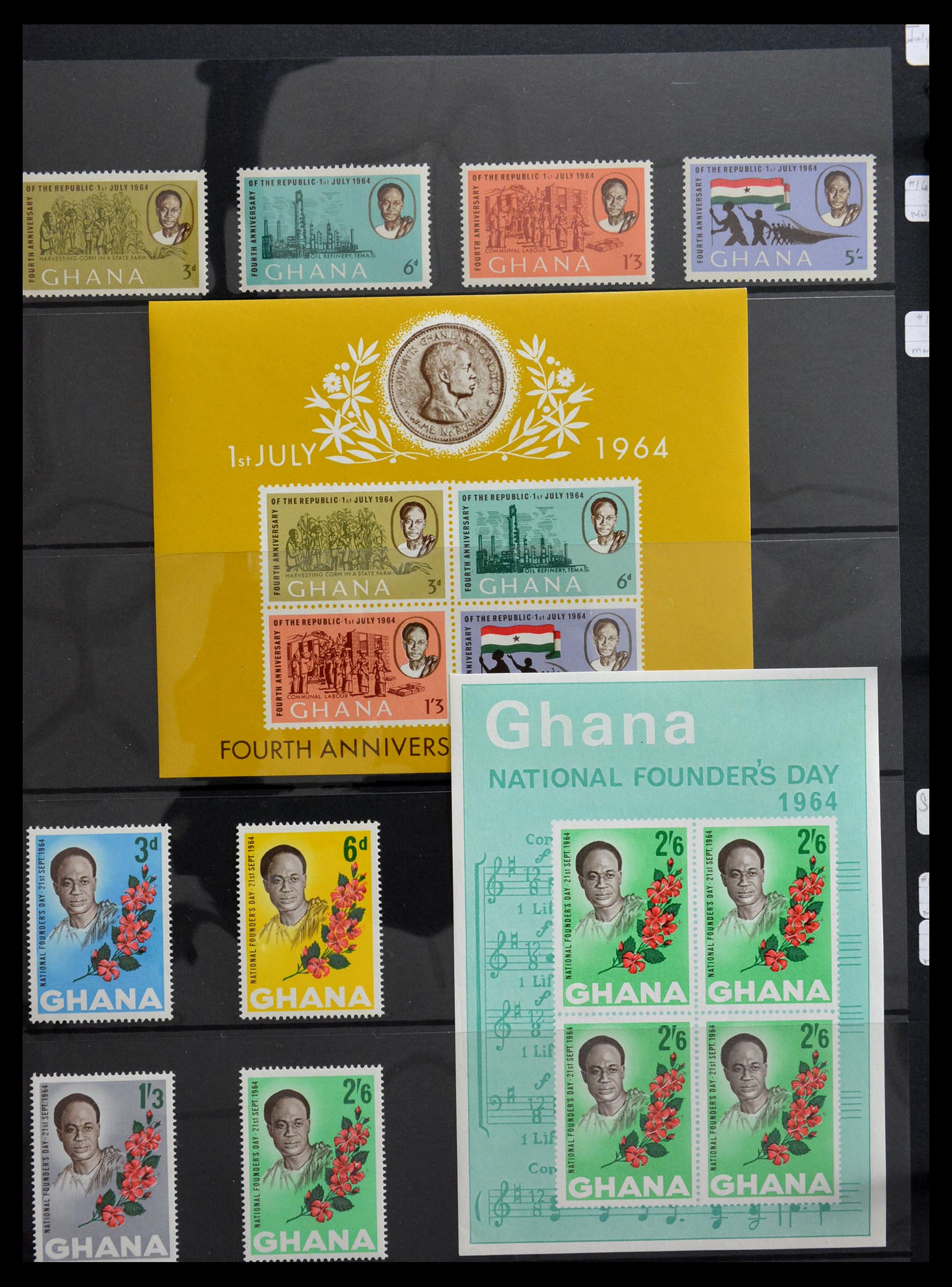 29166 029 - 29166 Gold Coast/Ghana 1876-1984.