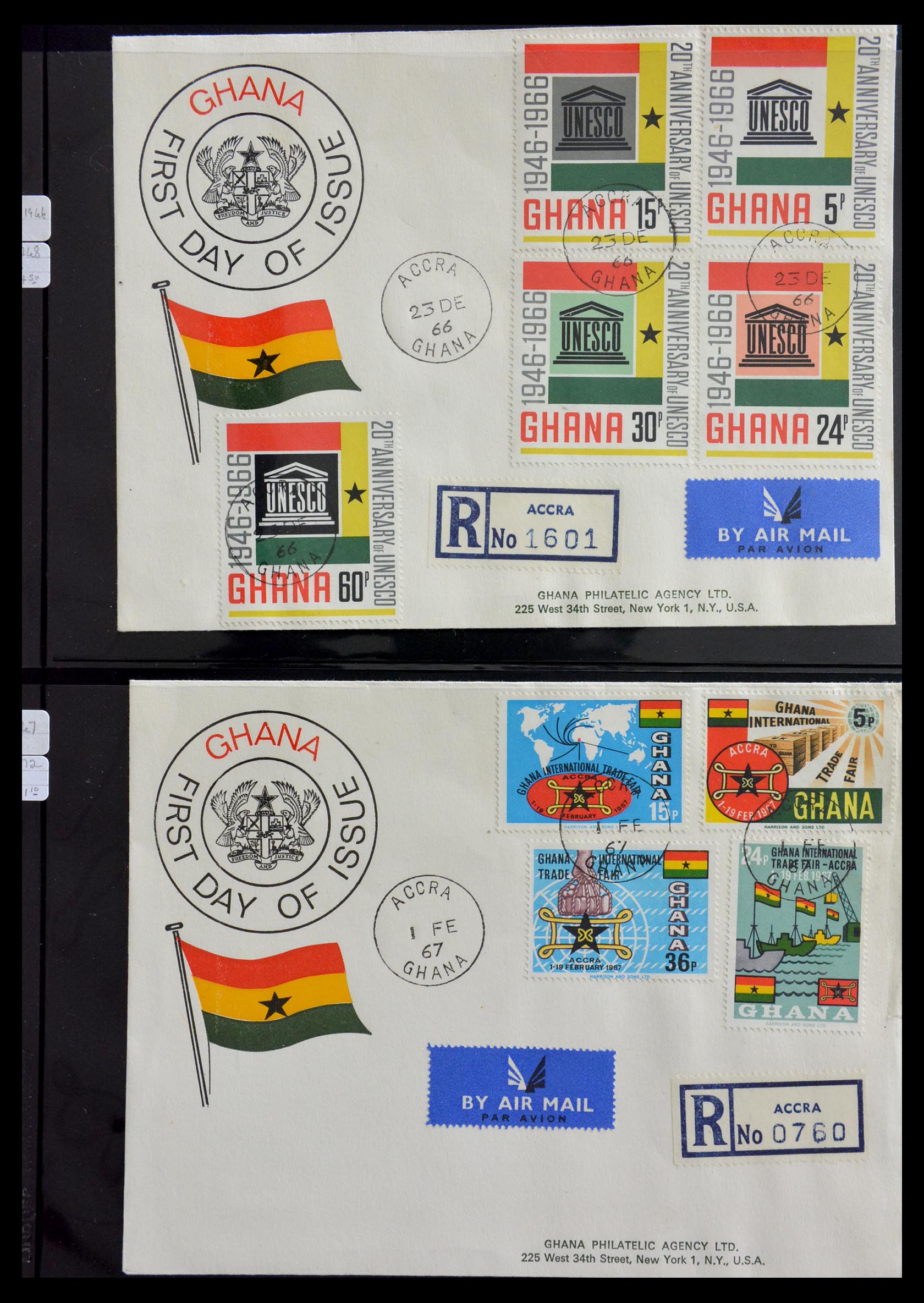 29166 042 - 29166 Gold Coast/Ghana 1876-1984.