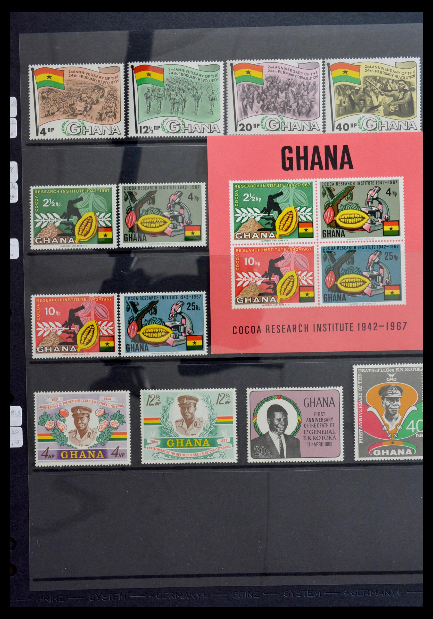 29166 050 - 29166 Gold Coast/Ghana 1876-1984.