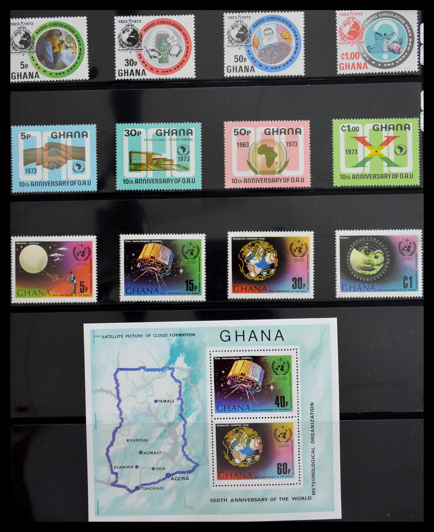29166 071 - 29166 Gold Coast/Ghana 1876-1984.