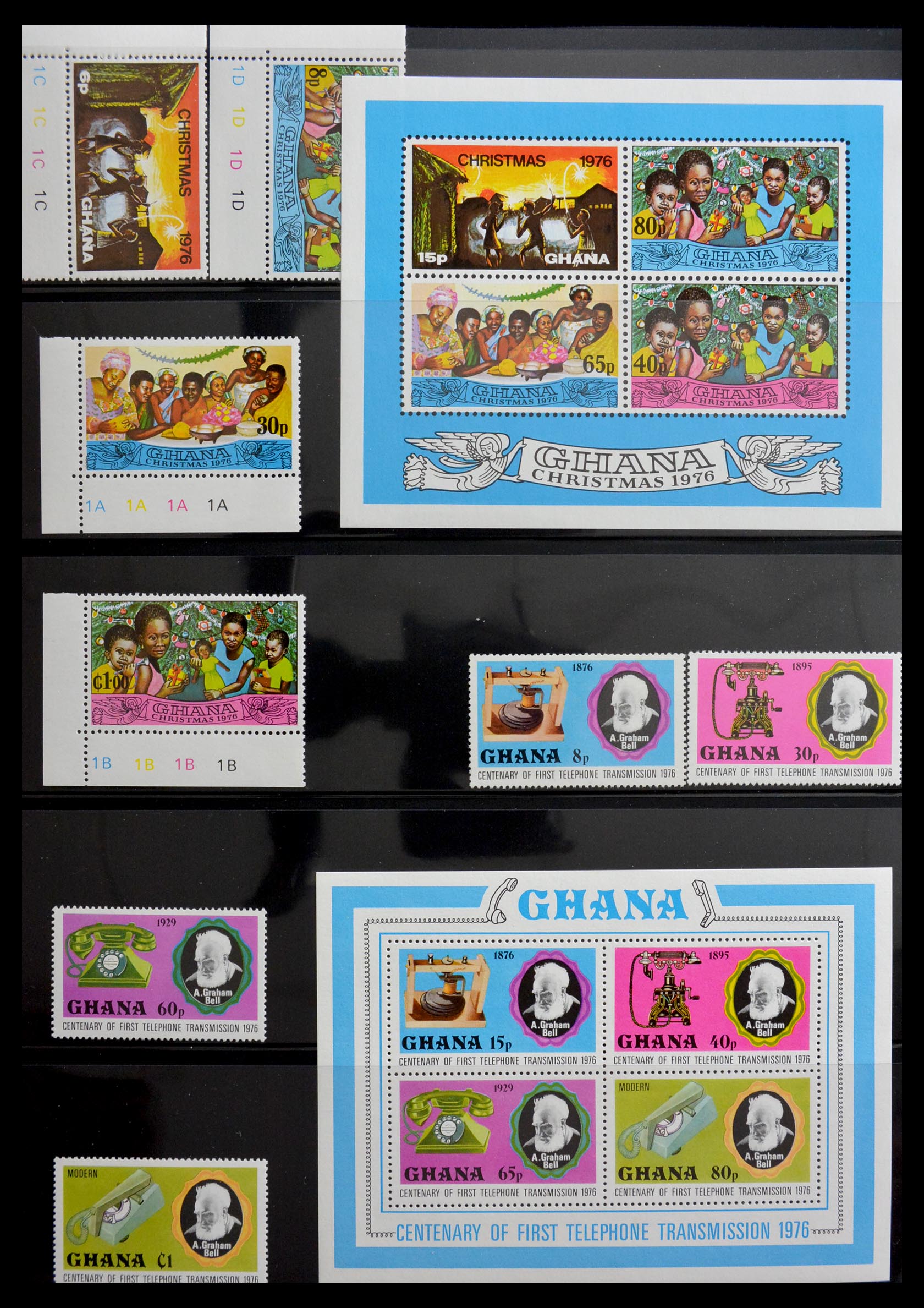 29166 080 - 29166 Gold Coast/Ghana 1876-1984.
