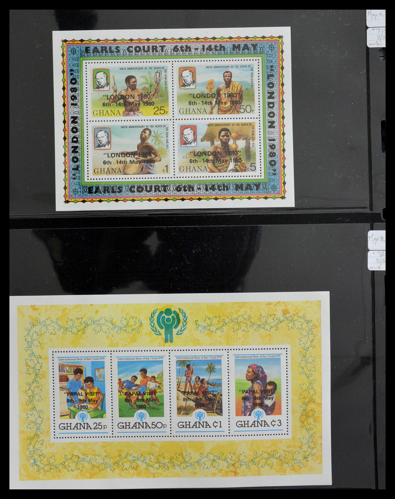 29166 090 - 29166 Gold Coast/Ghana 1876-1984.